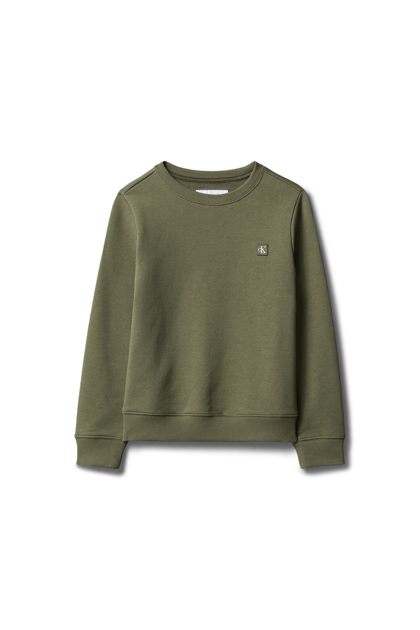 UNISEX MINI BADGE CREW NECK DUSTY OLIVE 4