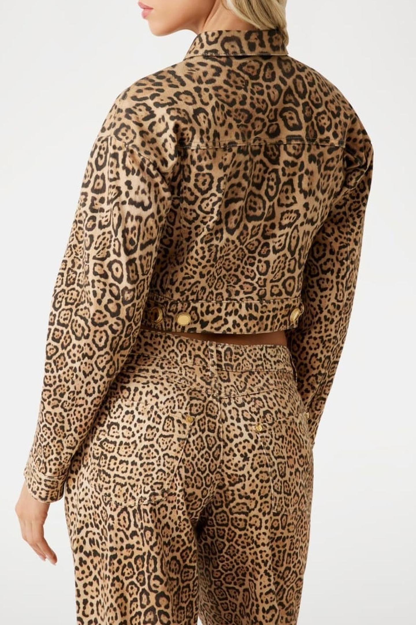 EDDA DENIM PRINTED J CHARMING LEOPARD DEG 3