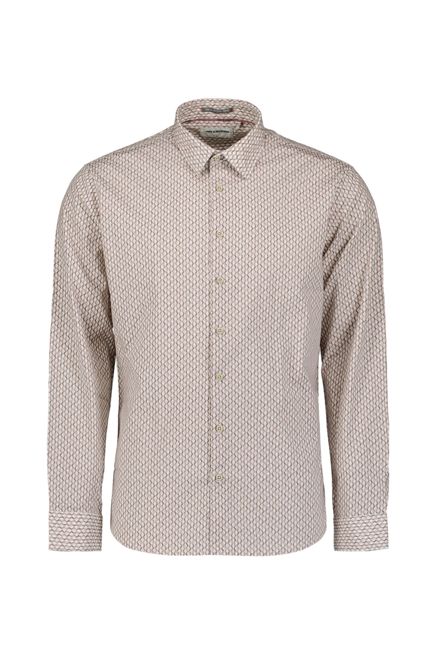 SHIRT STRETCH ALLOVER PRINTED WHITE 4