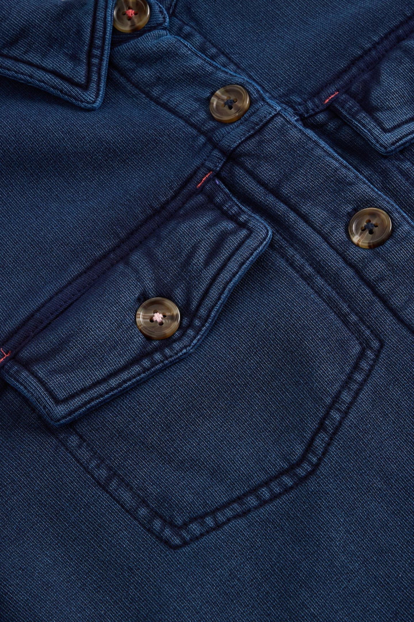 CAMILLE JERSEY JACKET MID DENIM 7