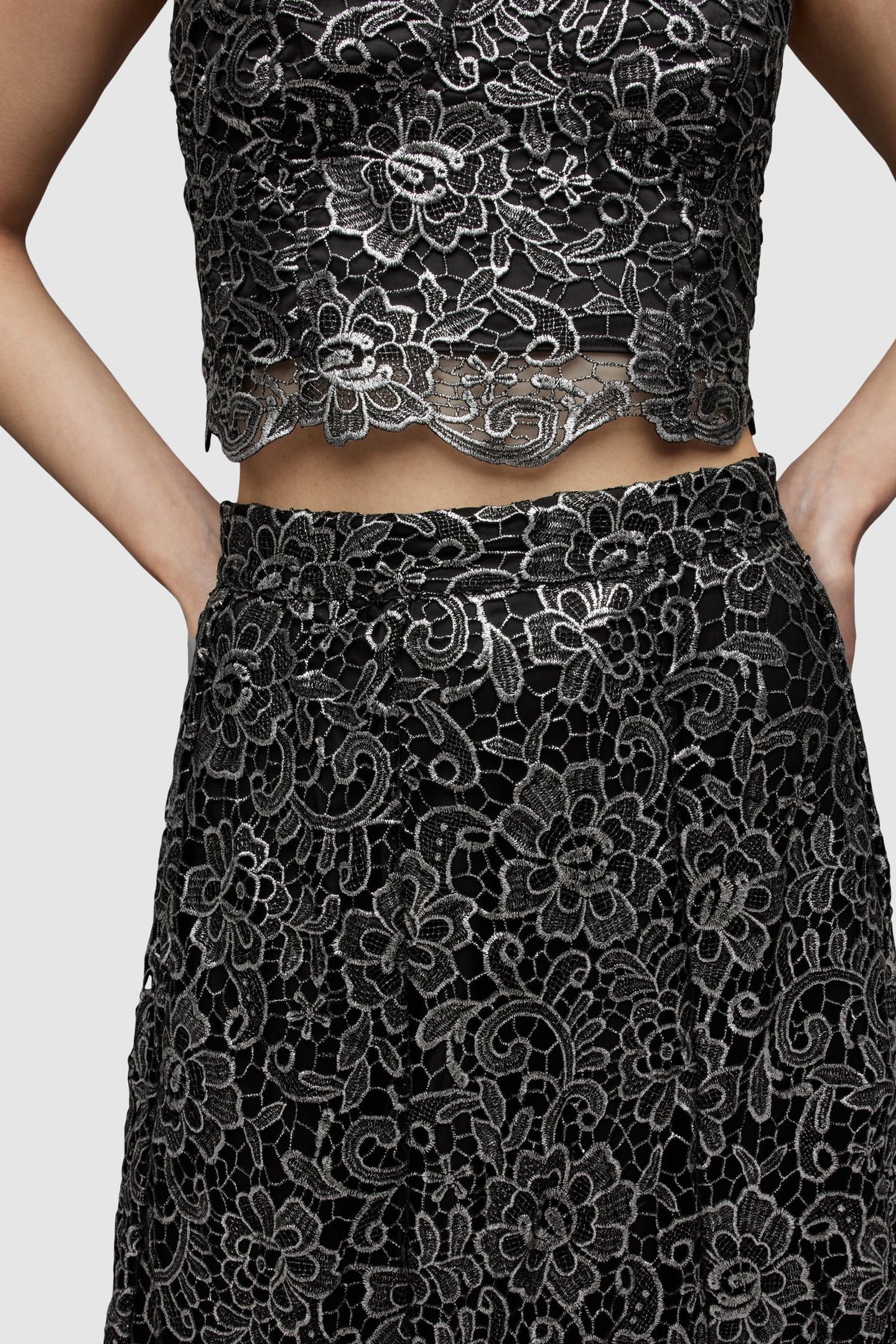 CAMILA SKIRT GUNMETAL GREY 5