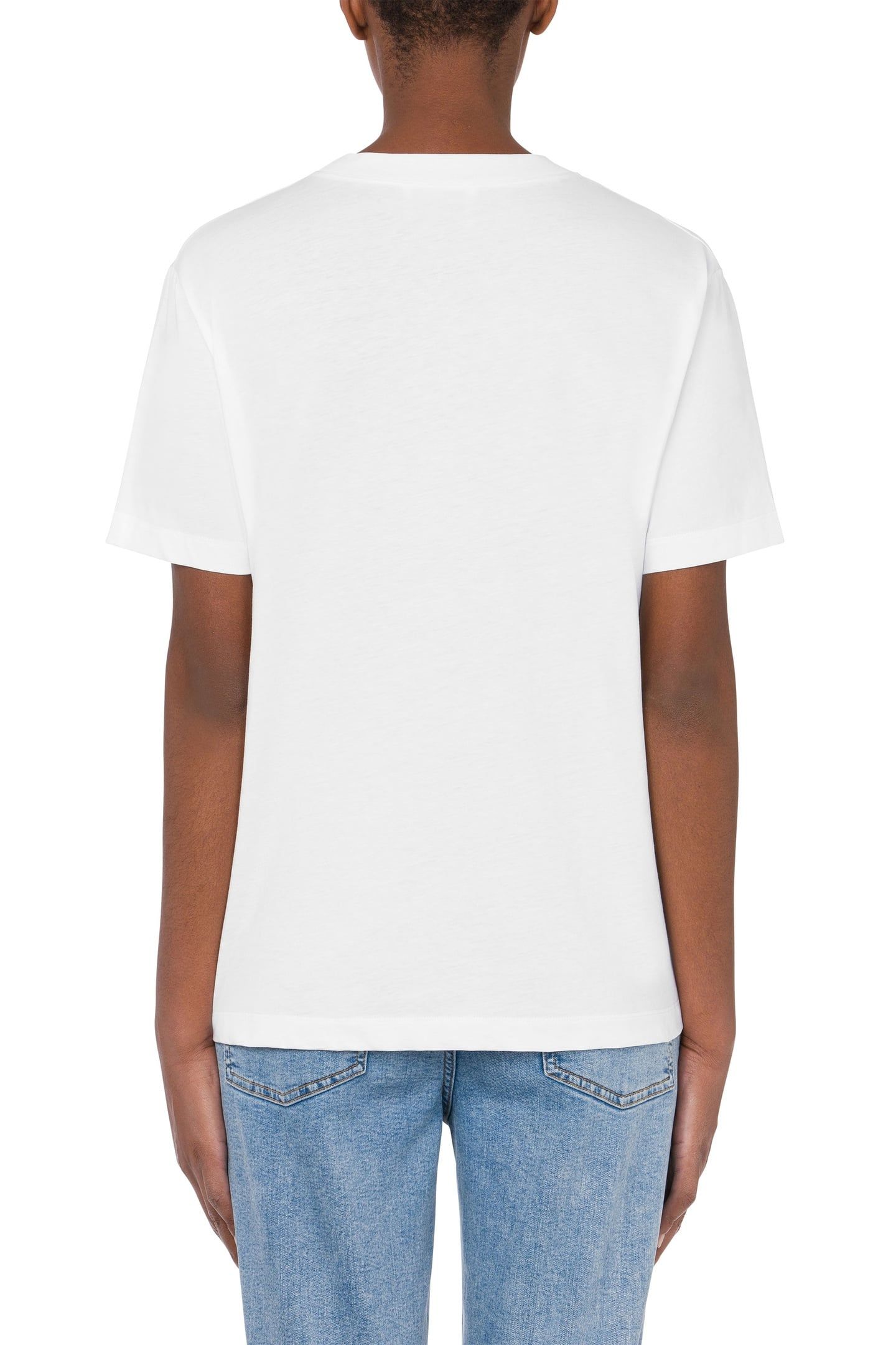 T-SHIRT IN JERSEY MOUTH PRINT WHITE 2