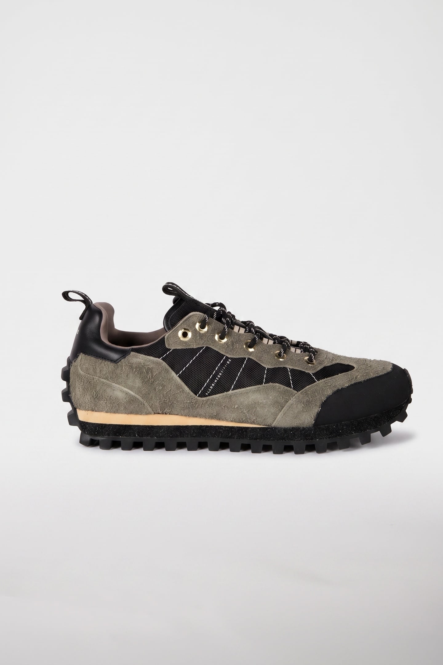 NEVIS SNEAKER KHAKI GREEN/BLACK 1