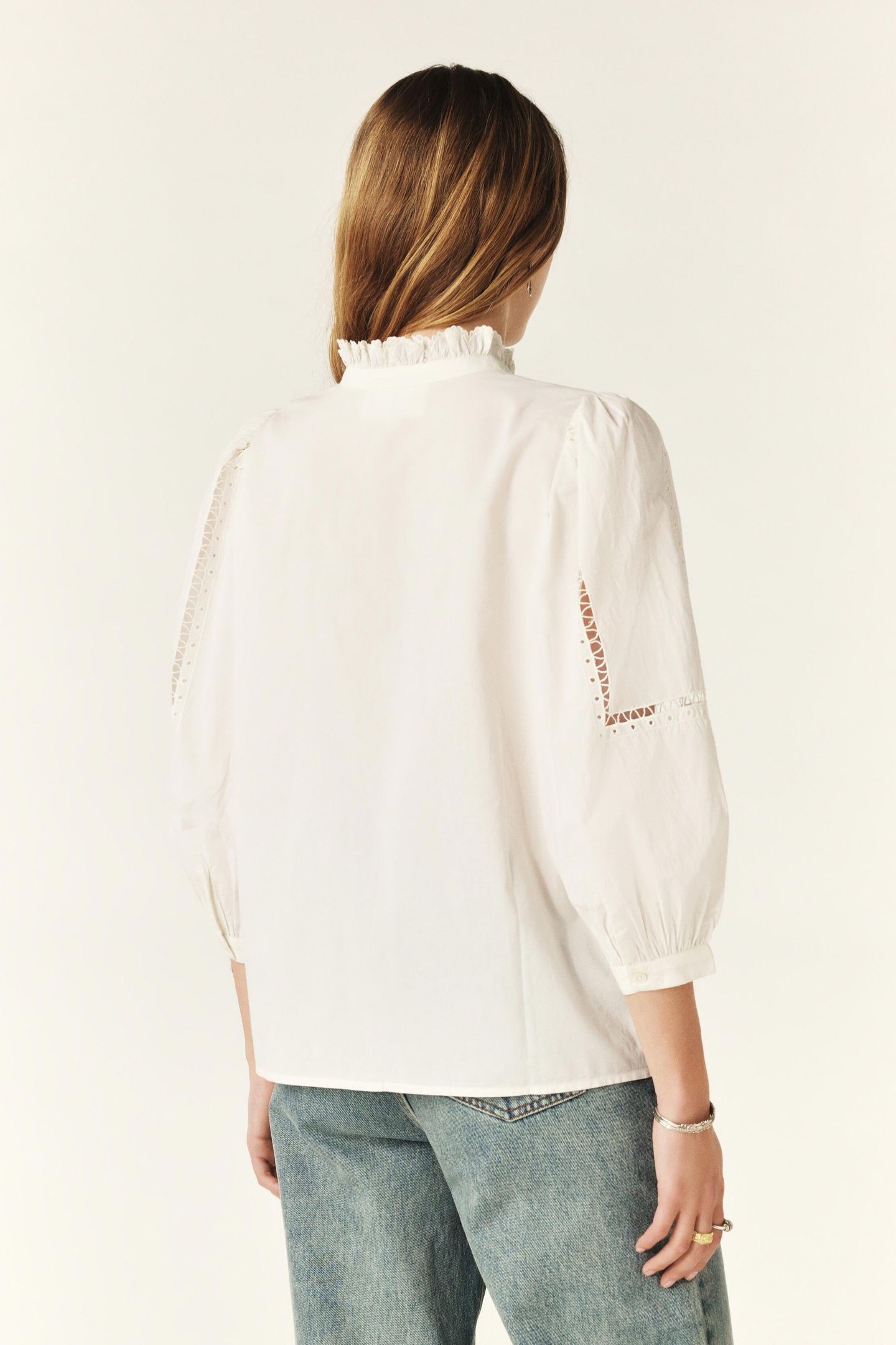 LONG SLEEVES SHIRT ECRU 2