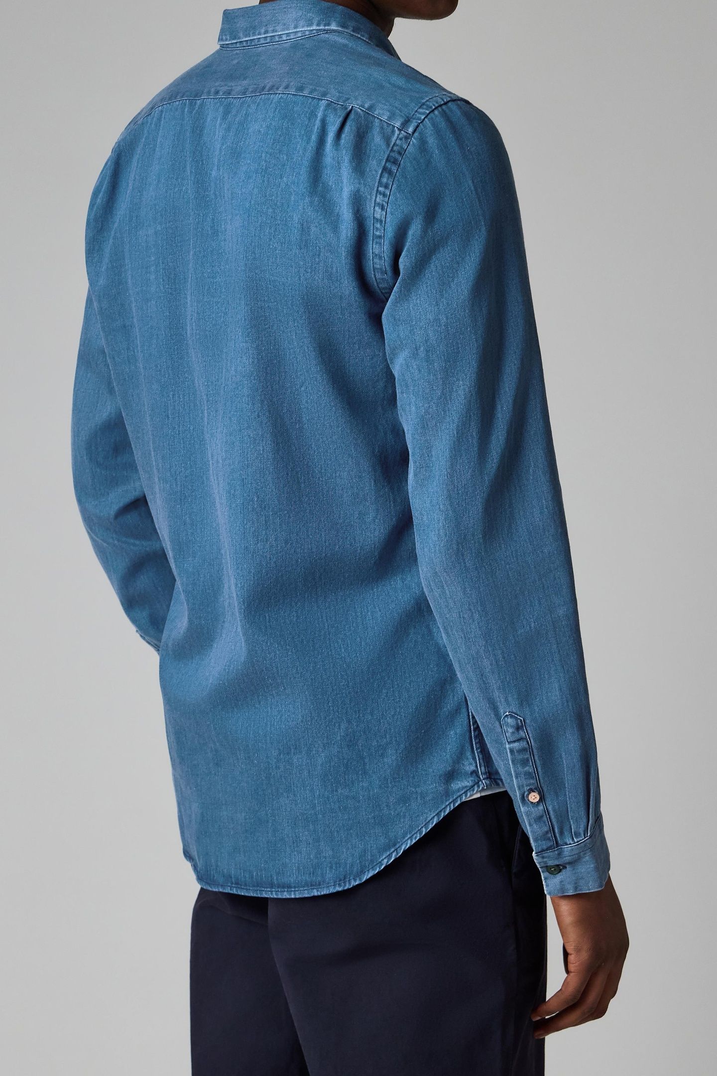 MENS SHIRT LS TAILORED FIT MEDIUM BASE 2