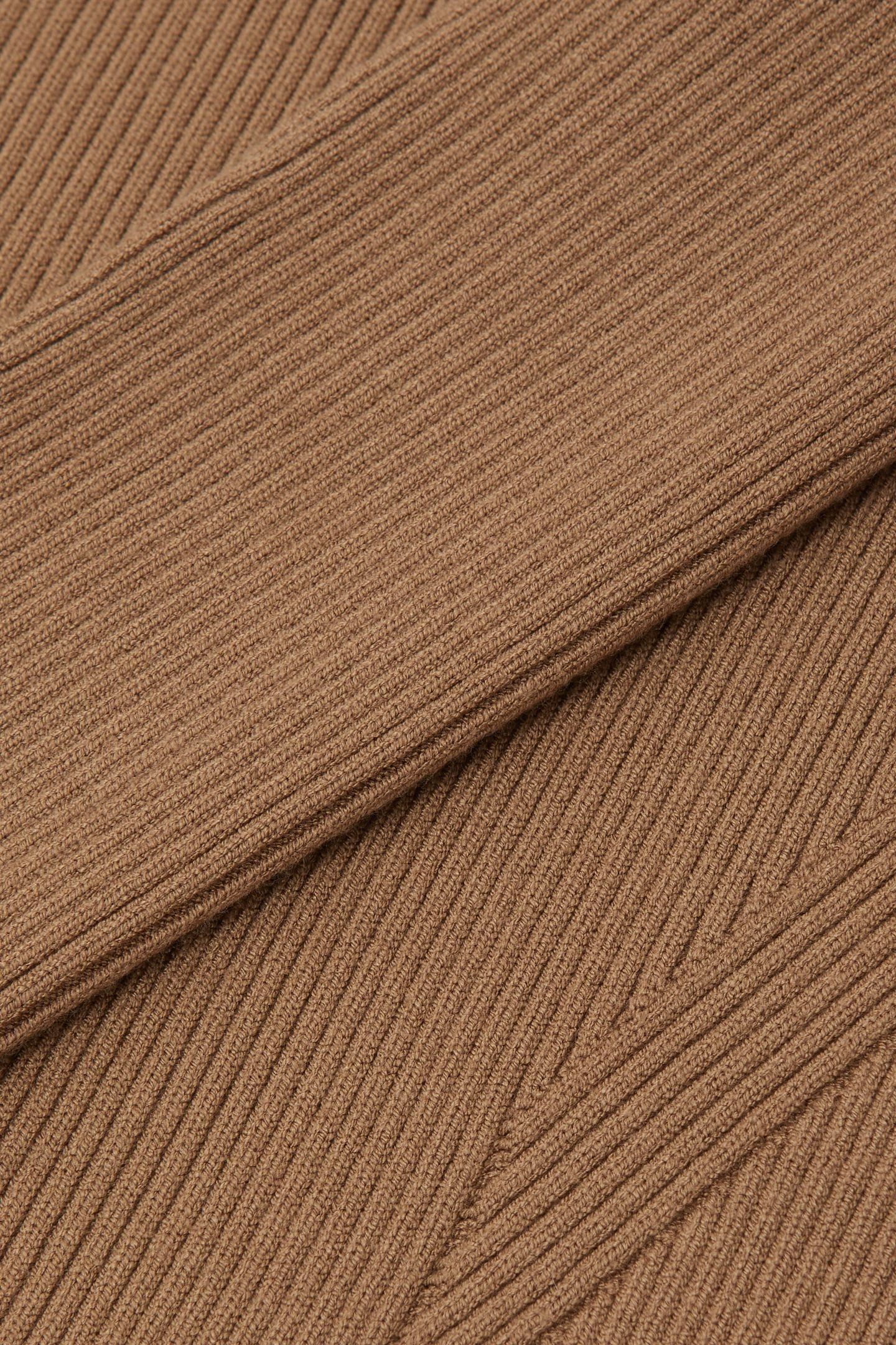 KNITTED MIDI DRESS CAMEL 6