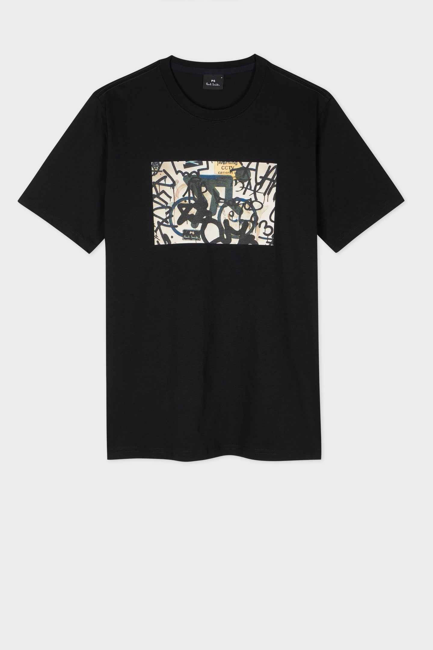 MENS REG FIT T SHIRT B&W BIKE BLACK 1