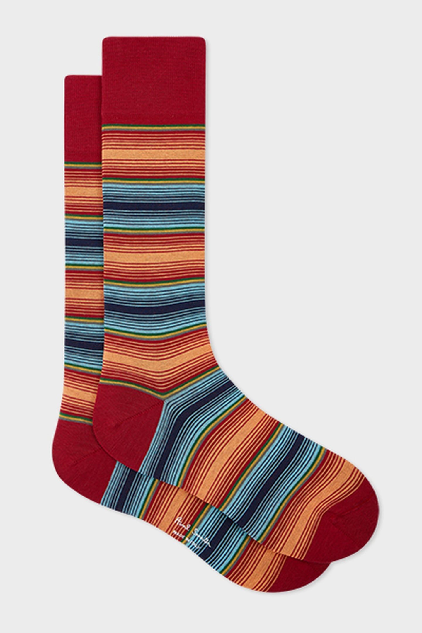MEN SOCK HOLDEN OMBRE BURGUNDY/ BORDE 4