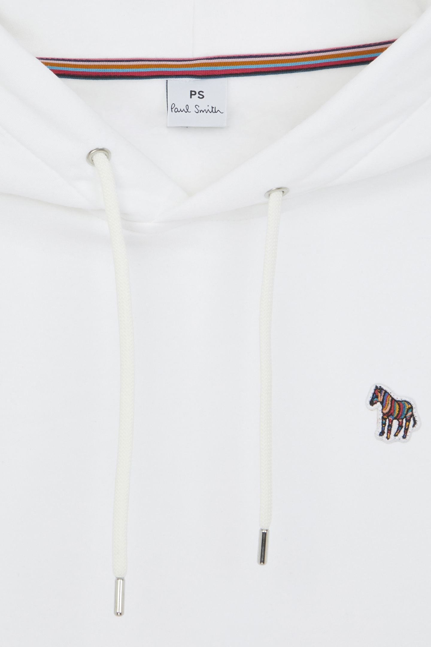 WOMENS ZEBRA HOODY WHITE 6