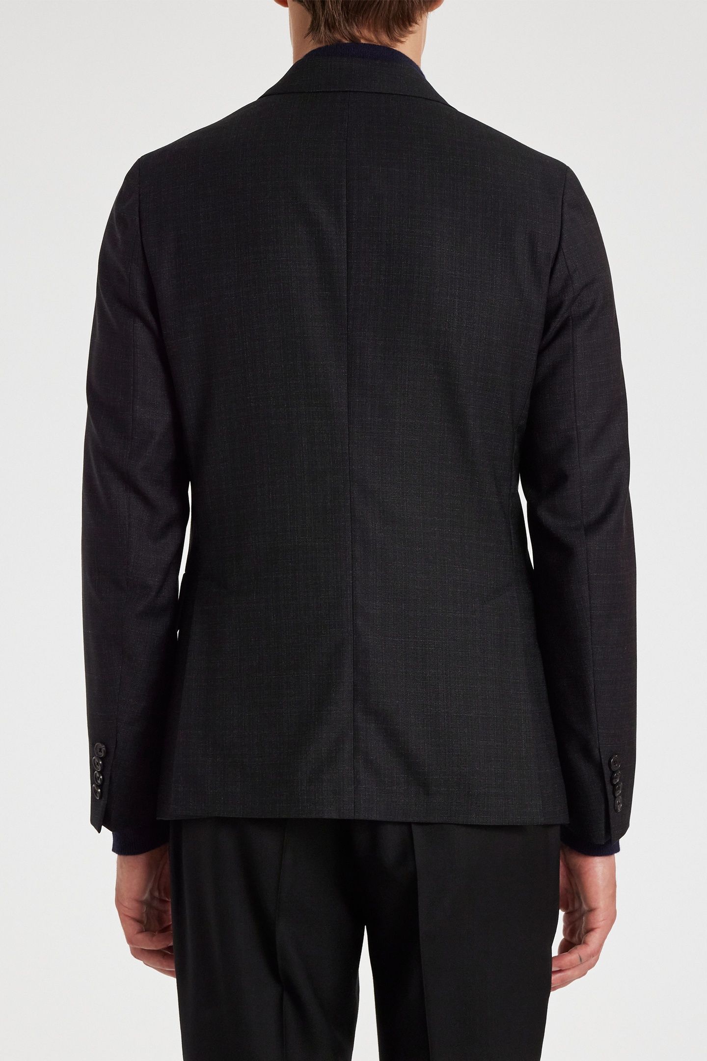 MENS 2 BUTTON JACKET BLACK 2
