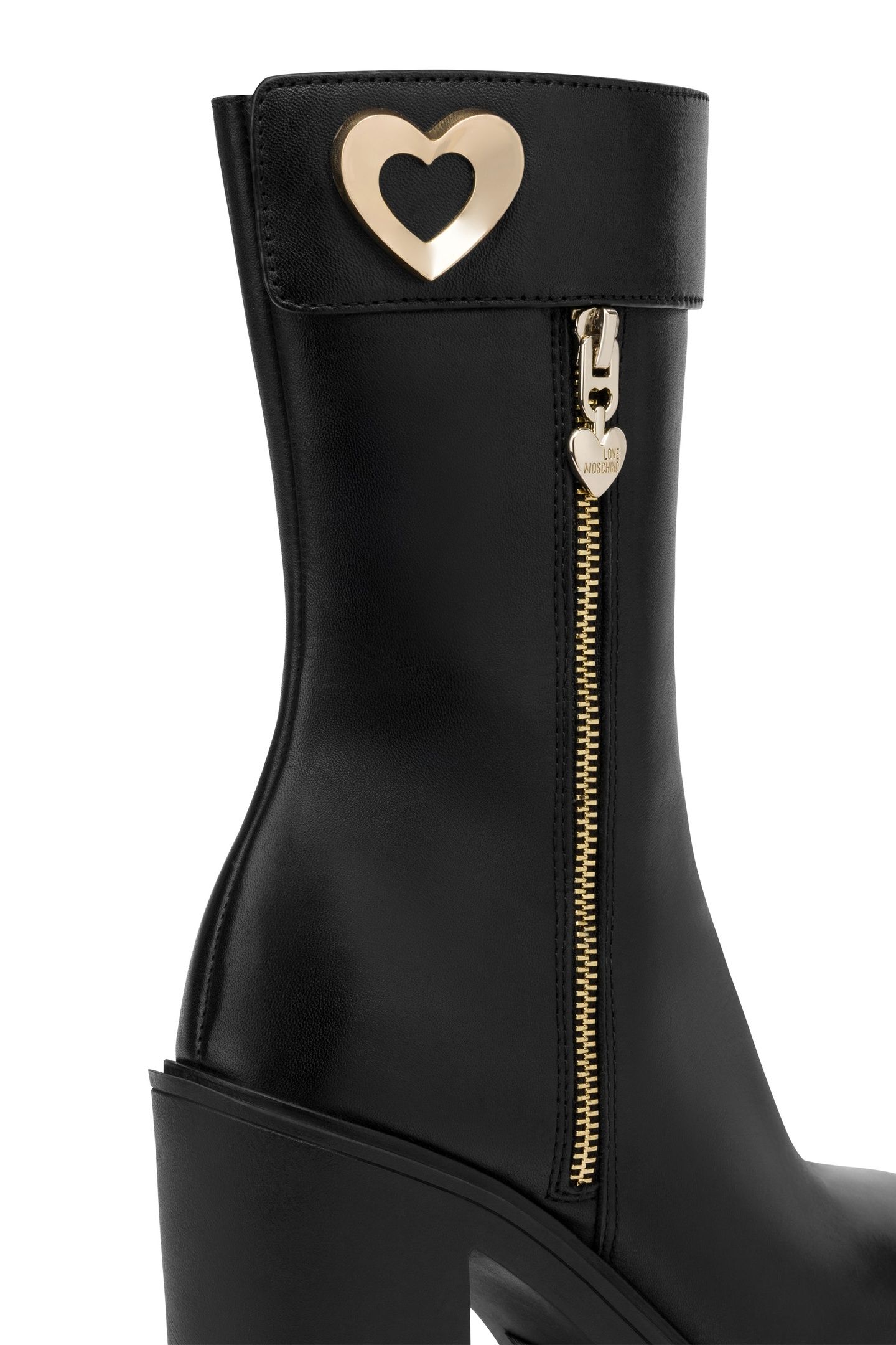 CALFSKIN ANKLE BOOTS BLACK 3