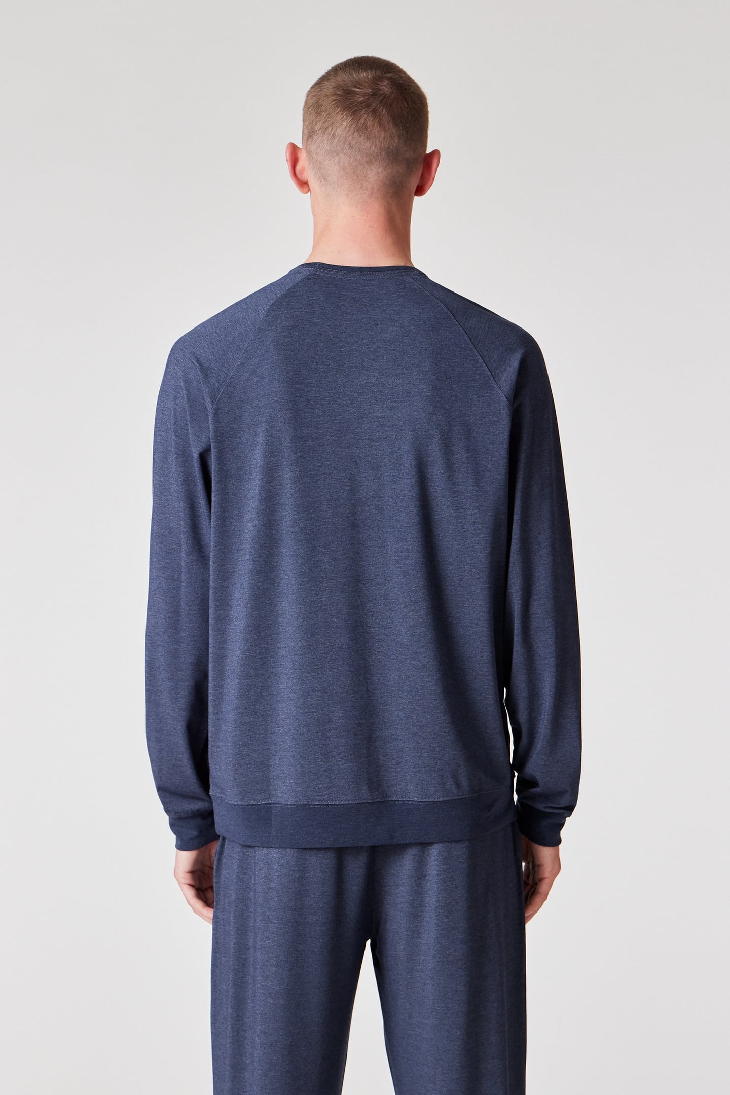 MEN L/S TOP HARRY MODAL NAVY 2