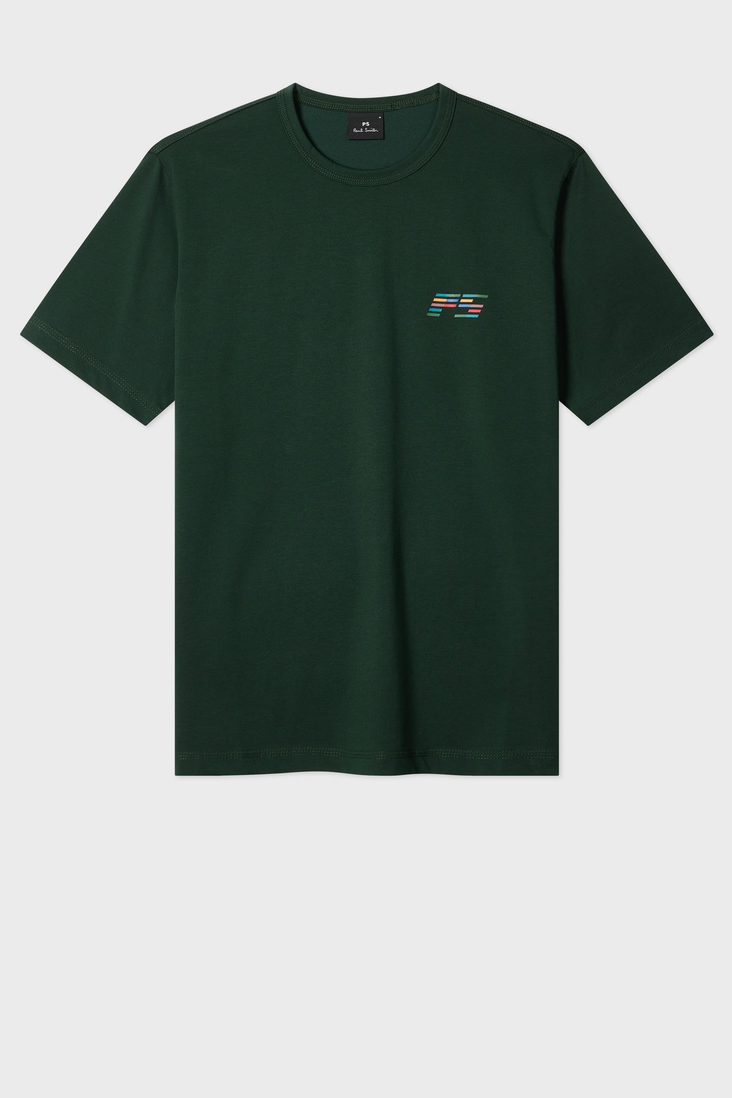 MENS SS REG FIT TSHIRT PS TILT LOGO BOTTLE GREEN 1