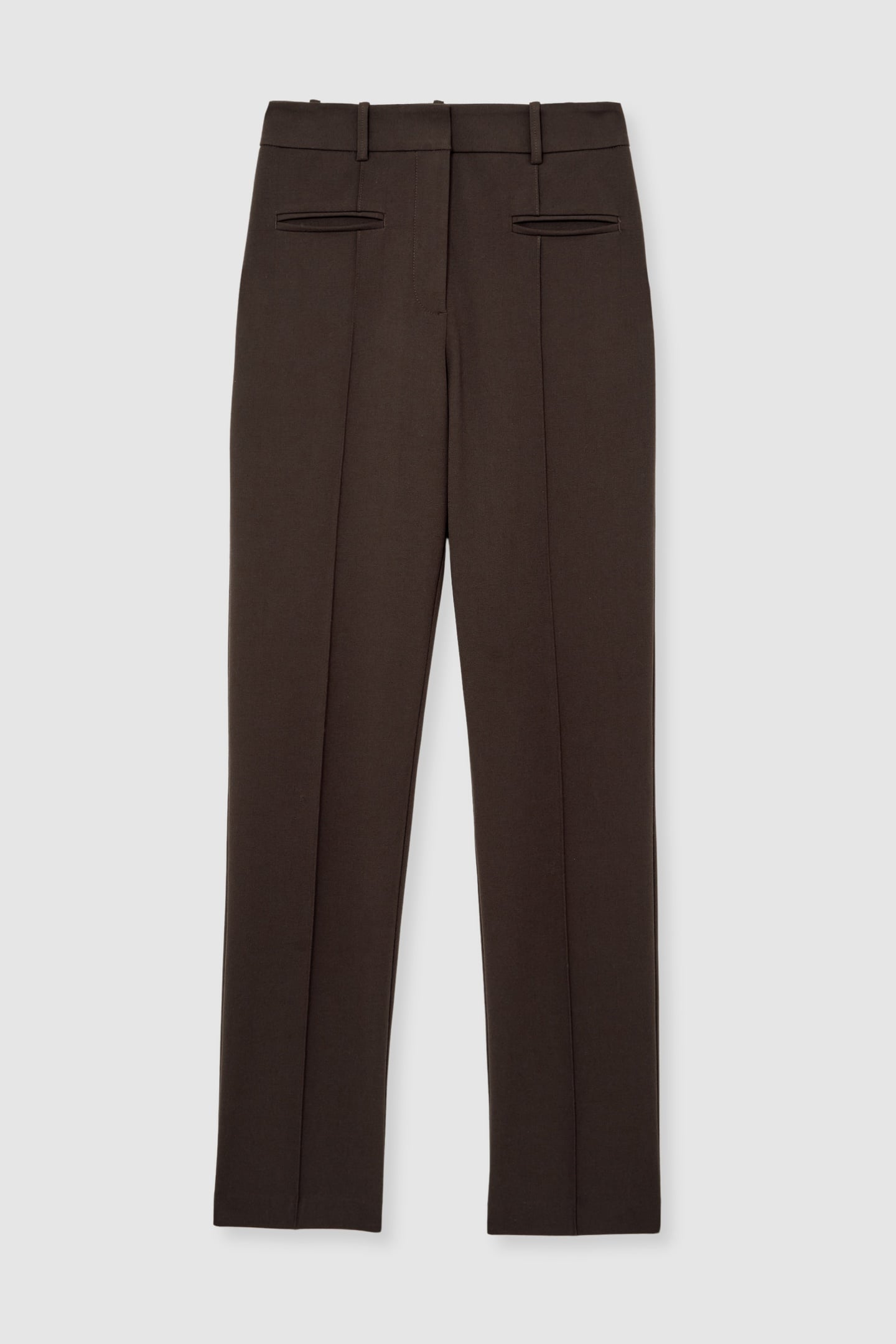 TAPER TROUSER CHOCOLATE BROWN 5