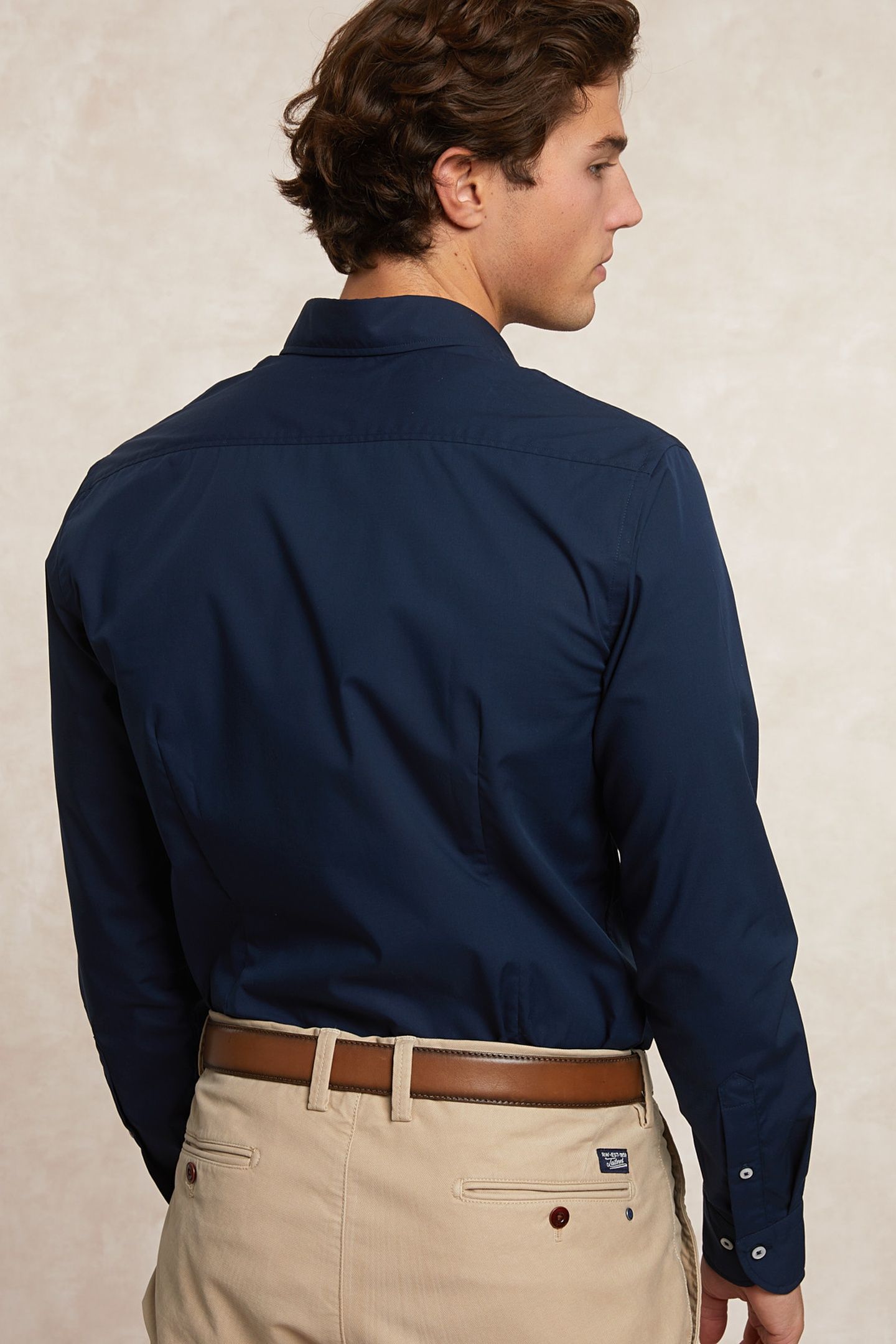 SLIM FIT COMFORT STRETCH SHIRT BLUE 2