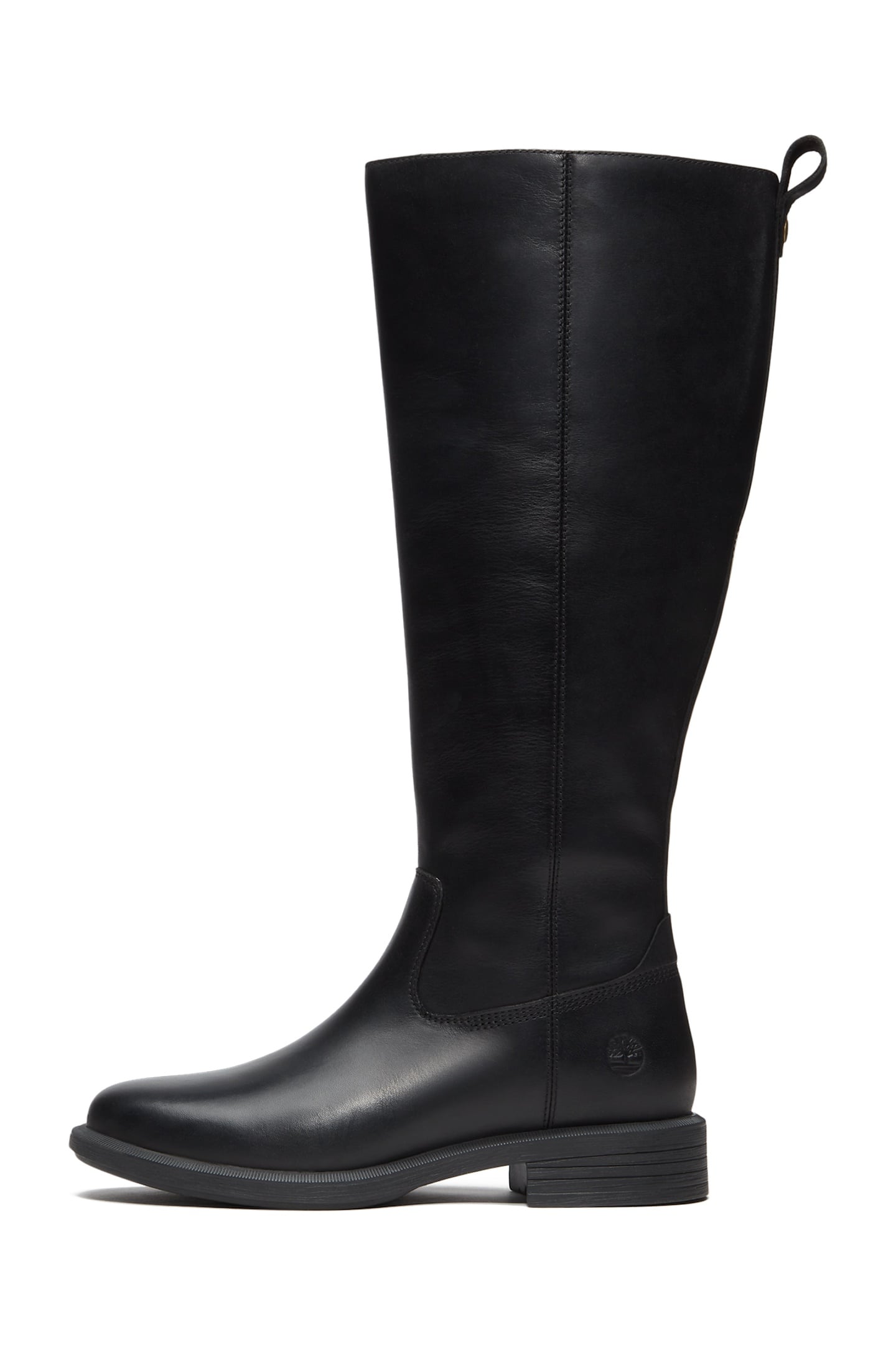VERONA SQUARE TALL ZIP UP BOOT BLACK FULL GRAIN 7