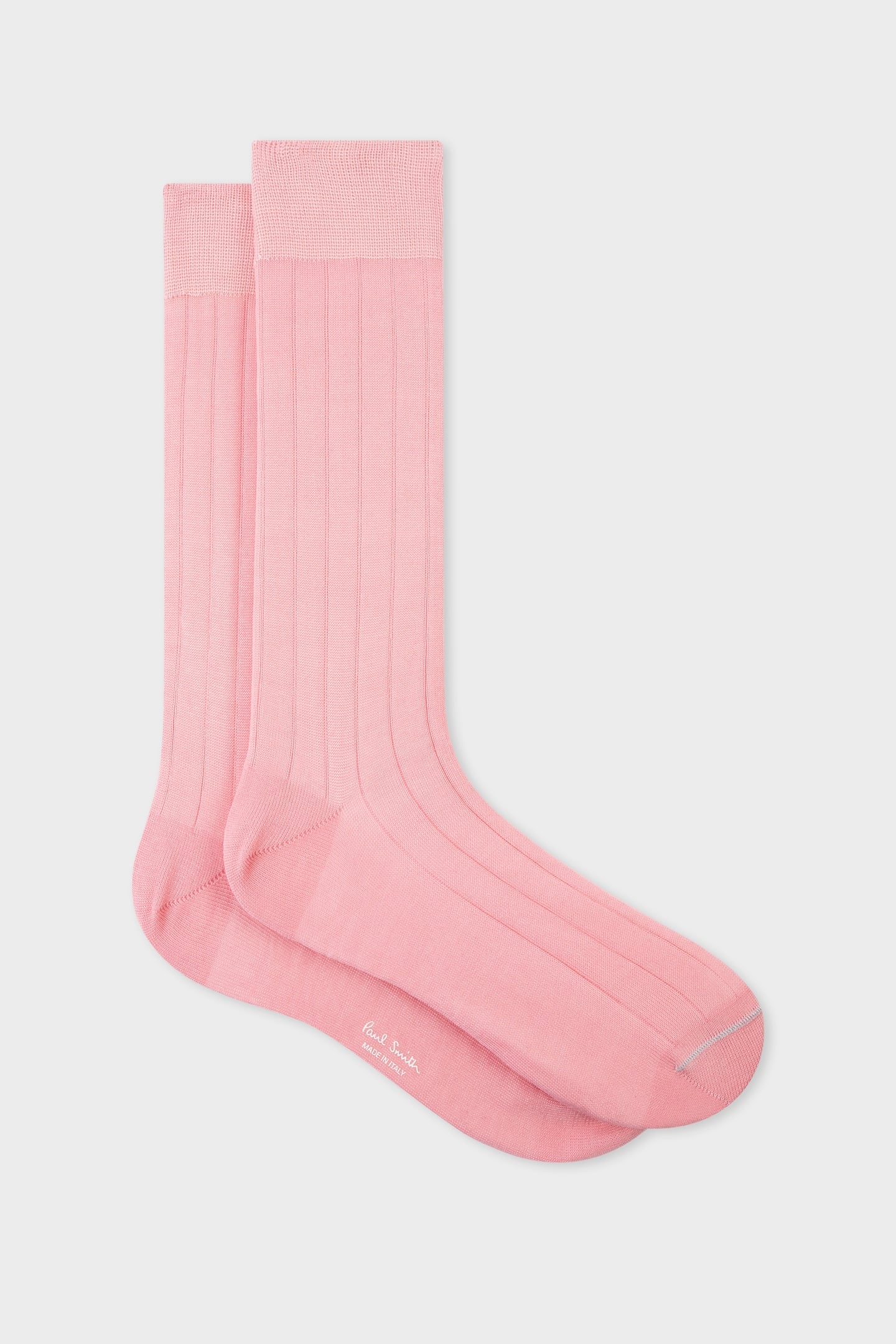 MEN SOCK RIB PLAIN PINK 1