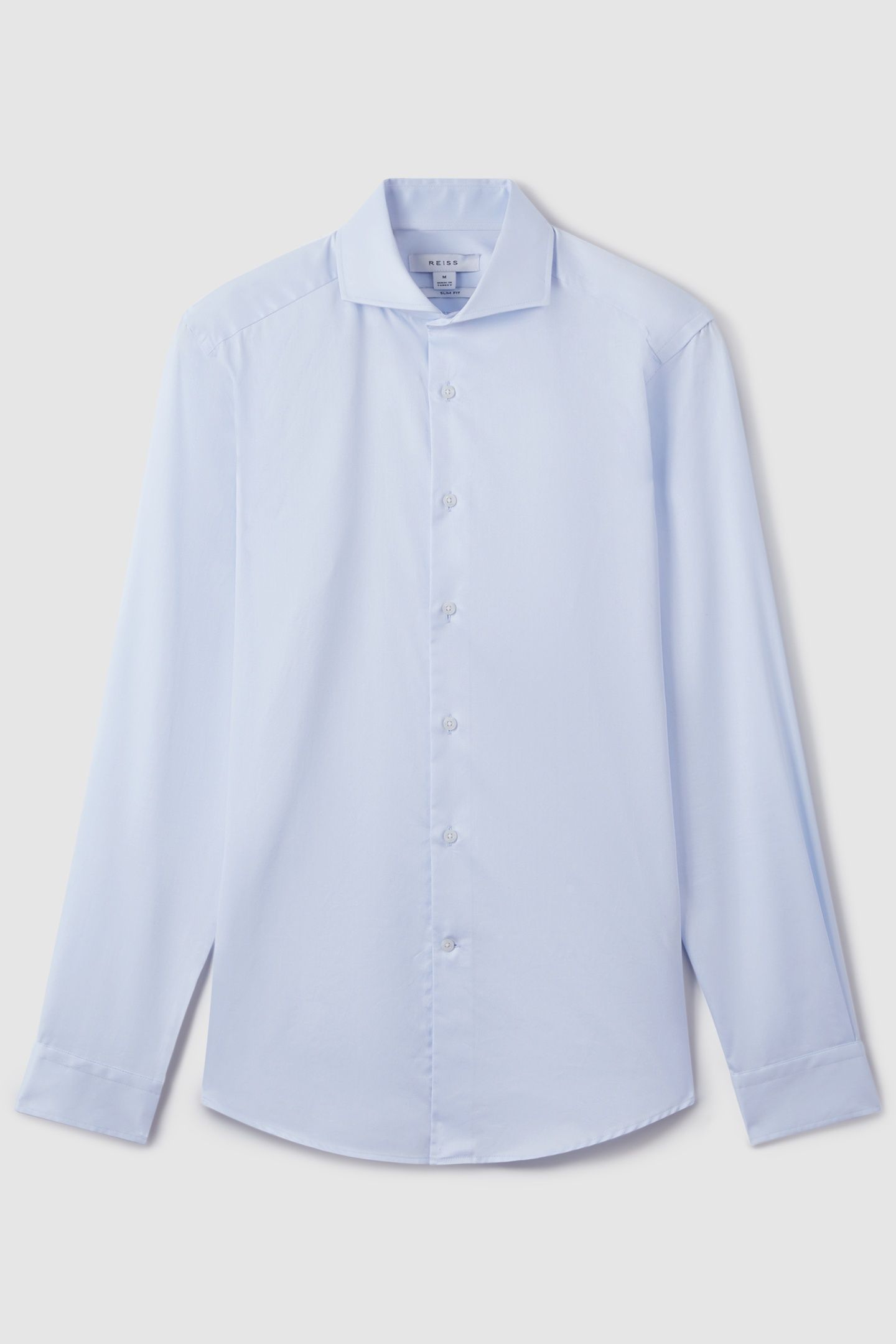 LS TWO FOLD TWILL COTTON SHIRT SOFT BLUE 6