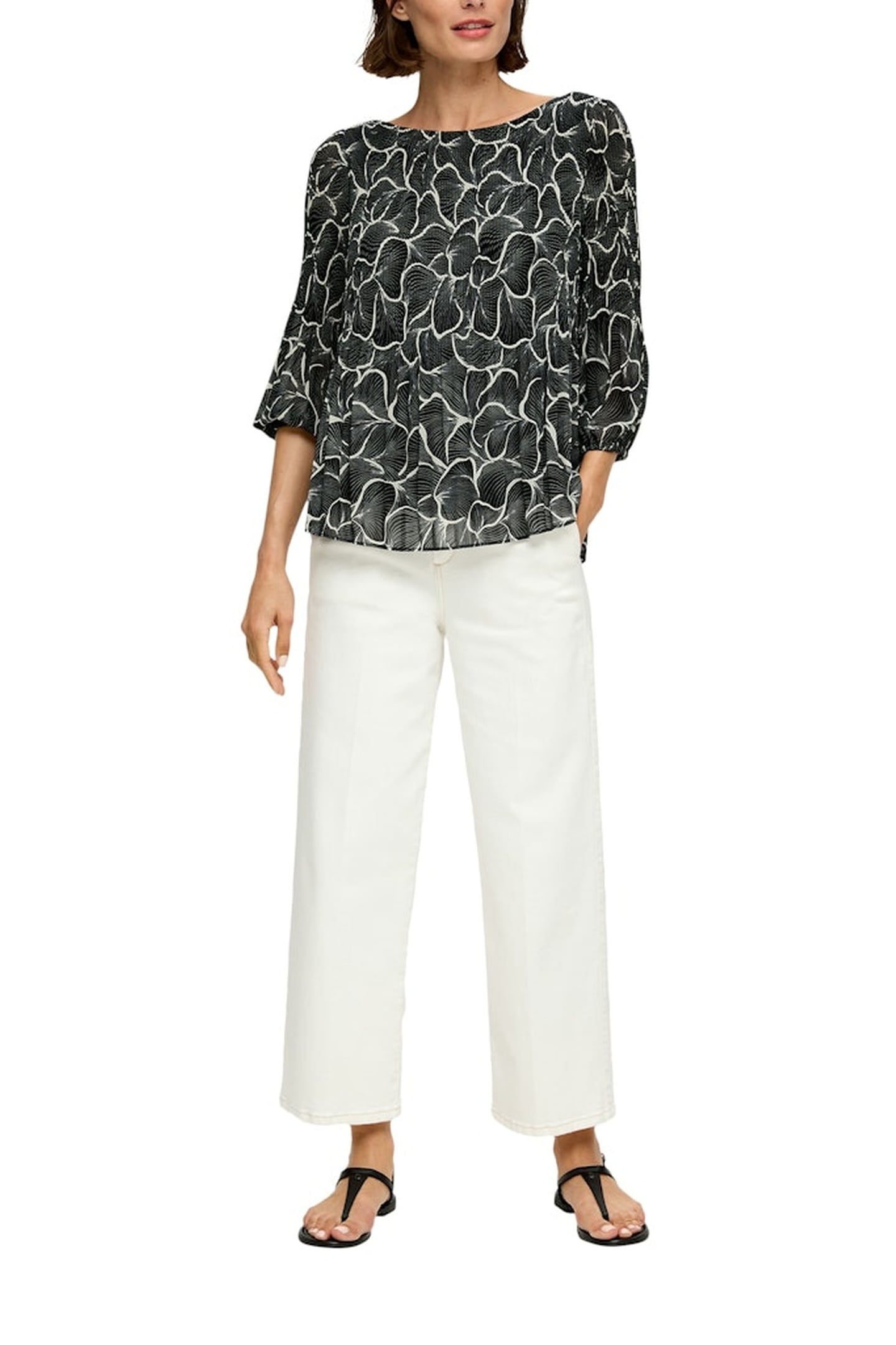S.OLIVER BLOUSES BLACK 4