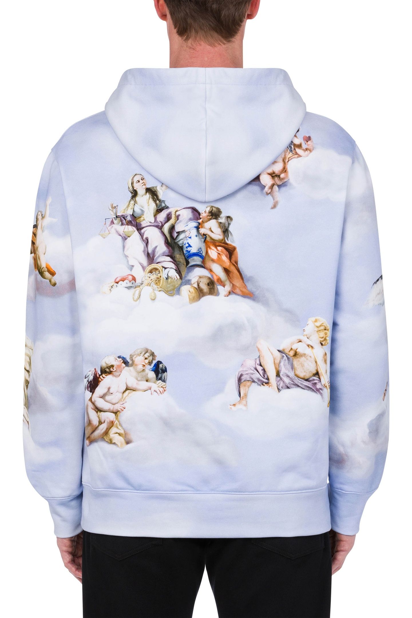COTTON SWEATSHIRT FRESCO PRINT BLUE 2