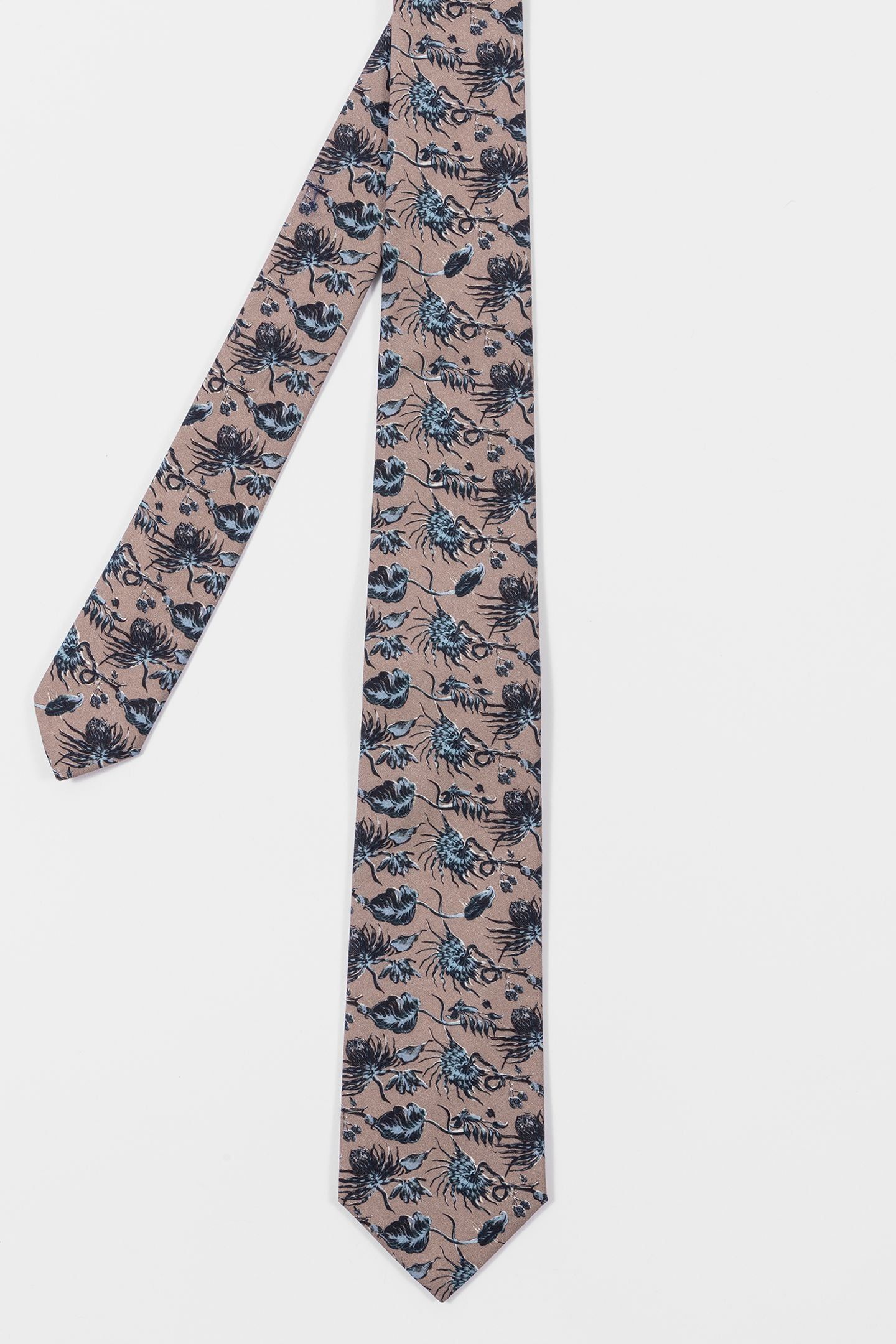MEN TIE SML THISTLEBERRY MAUVE 1