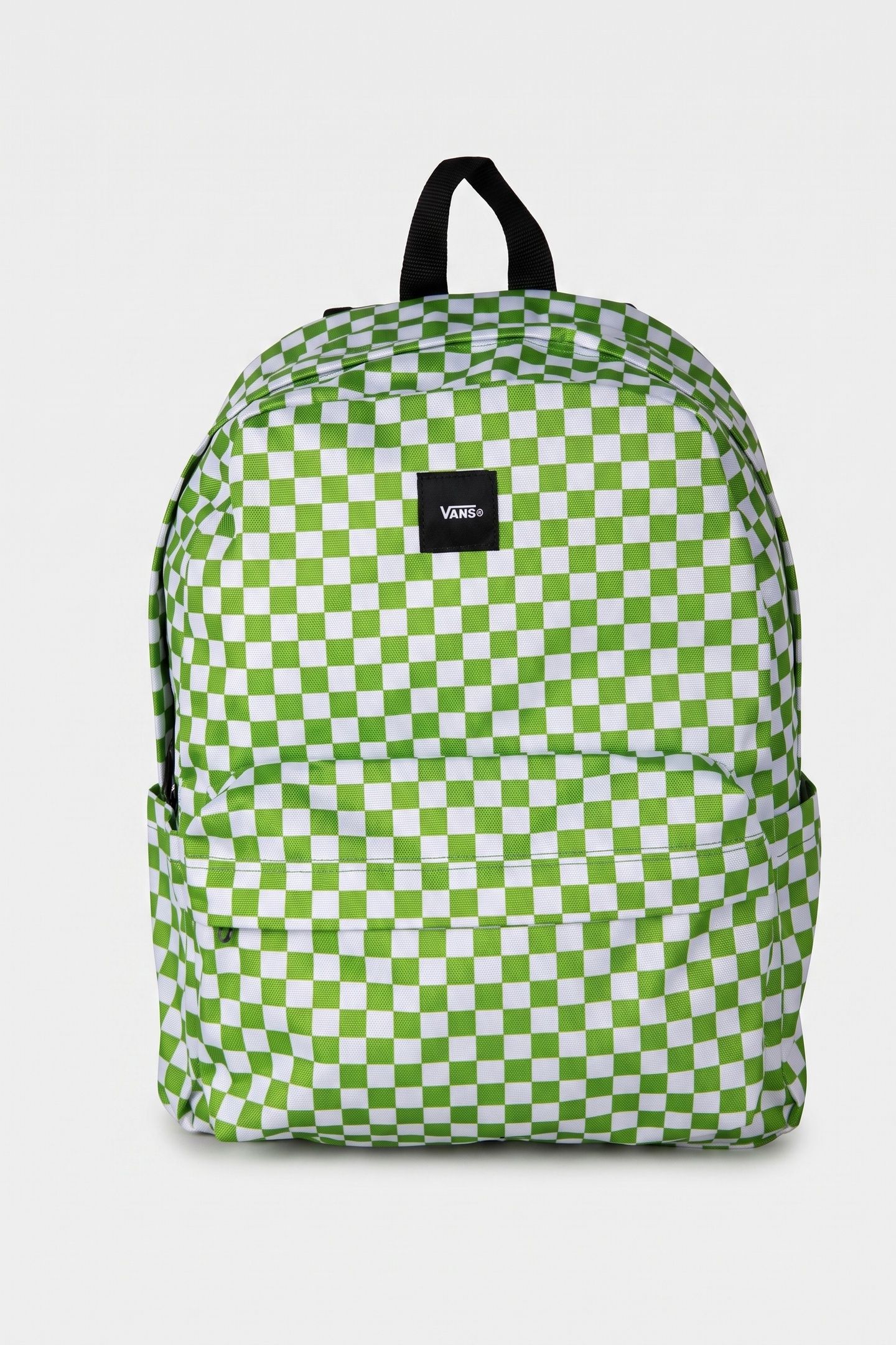 UNISEX OLD SKOOL CHECK BACKPACK GREEN 2