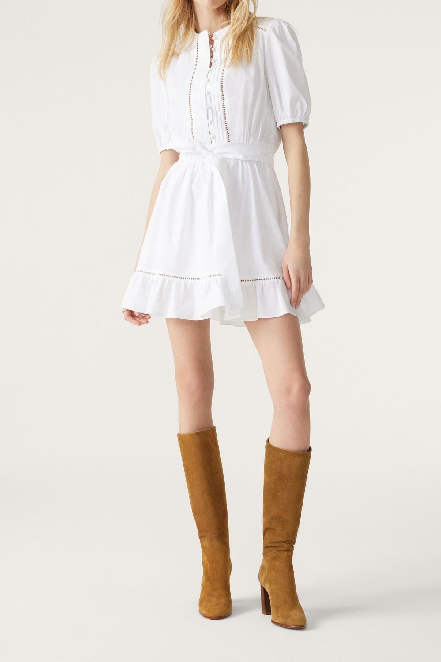MINI DRESS BLANC 1