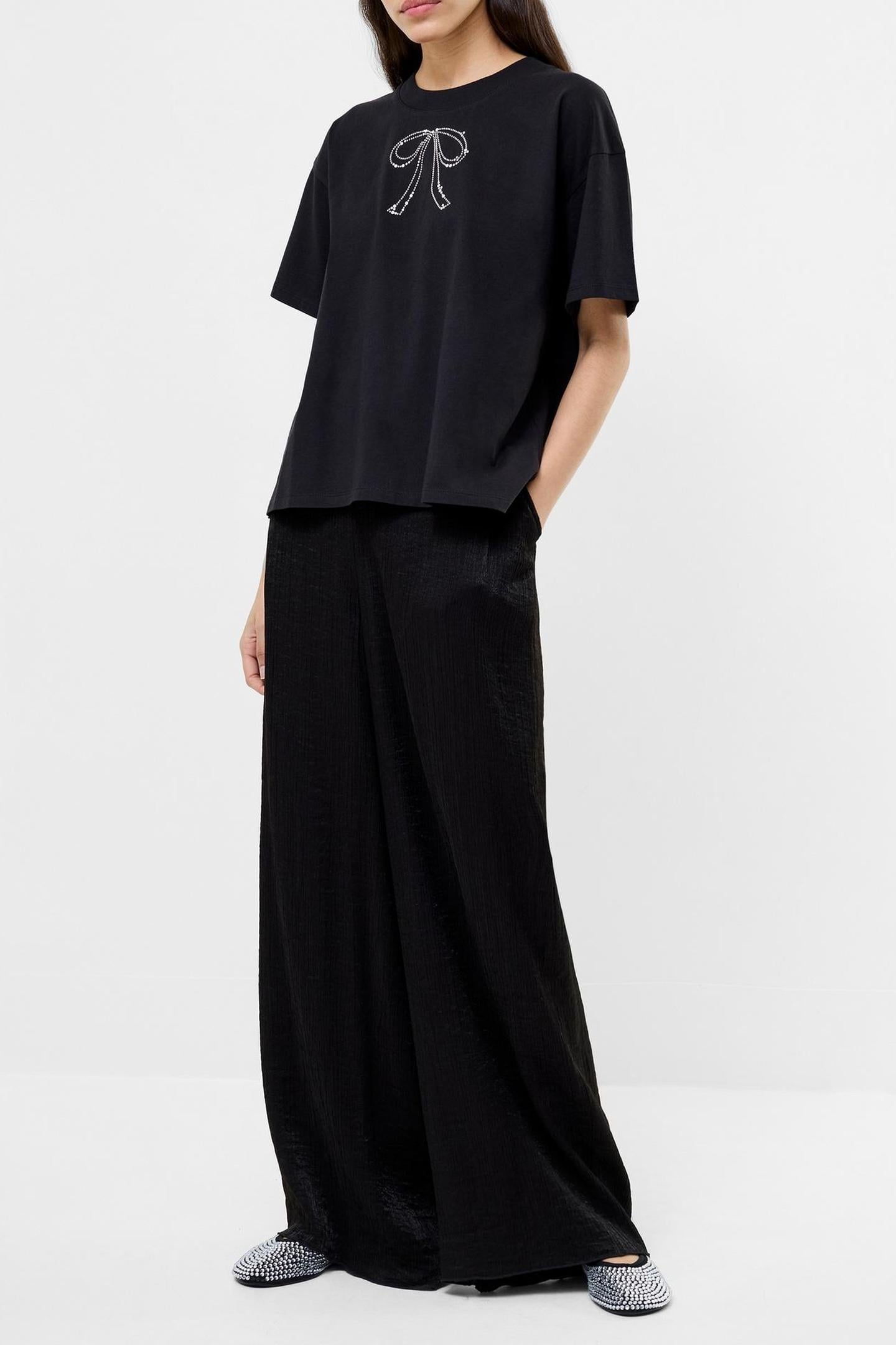 PEARL HOTFIX BOW S/S TEE BLACKOUT BLACKOUT 1