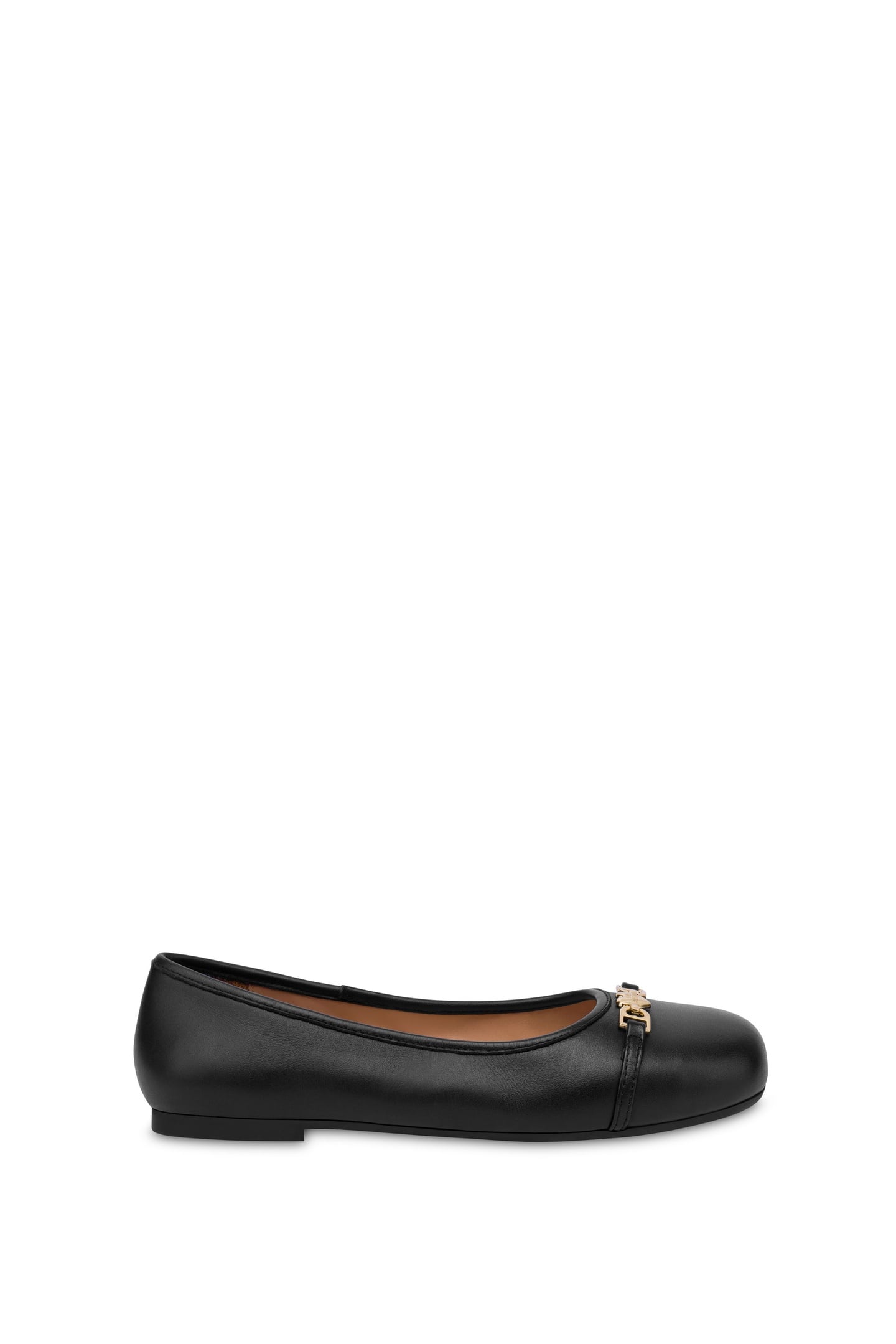 NAPPA LEATHER BALLET FLATS BLACK 1