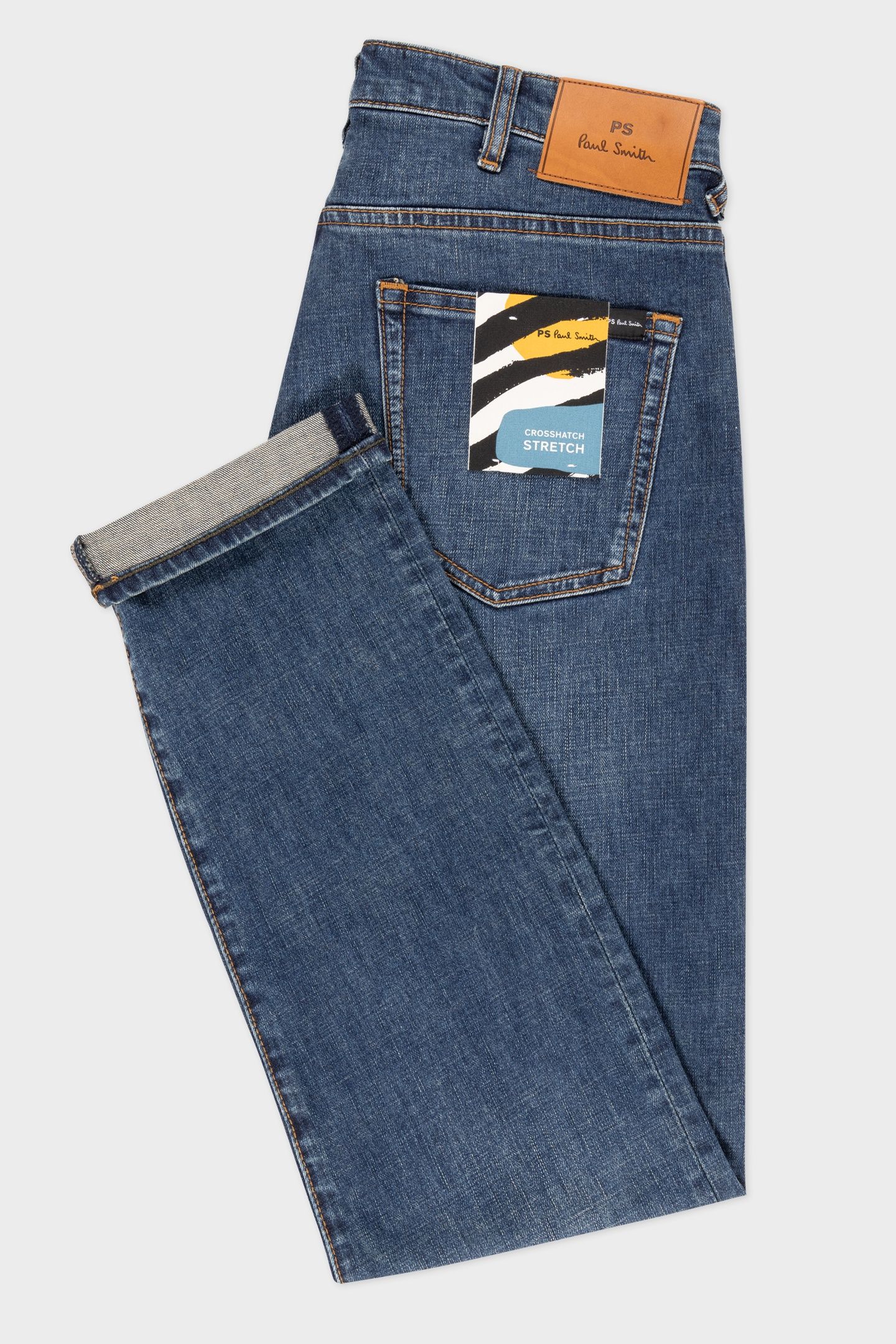 MENS TAPERED FIT JEAN BLUE_OVER DYED 2
