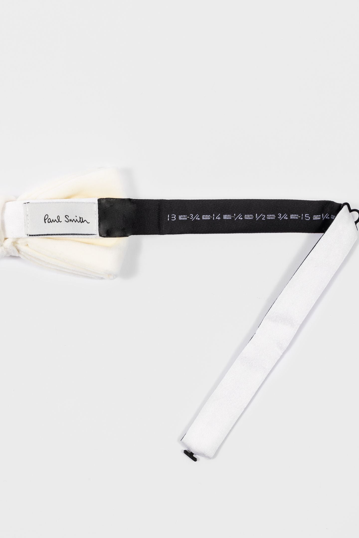 MEN BOWTIE MADE VELVET WHITE 3