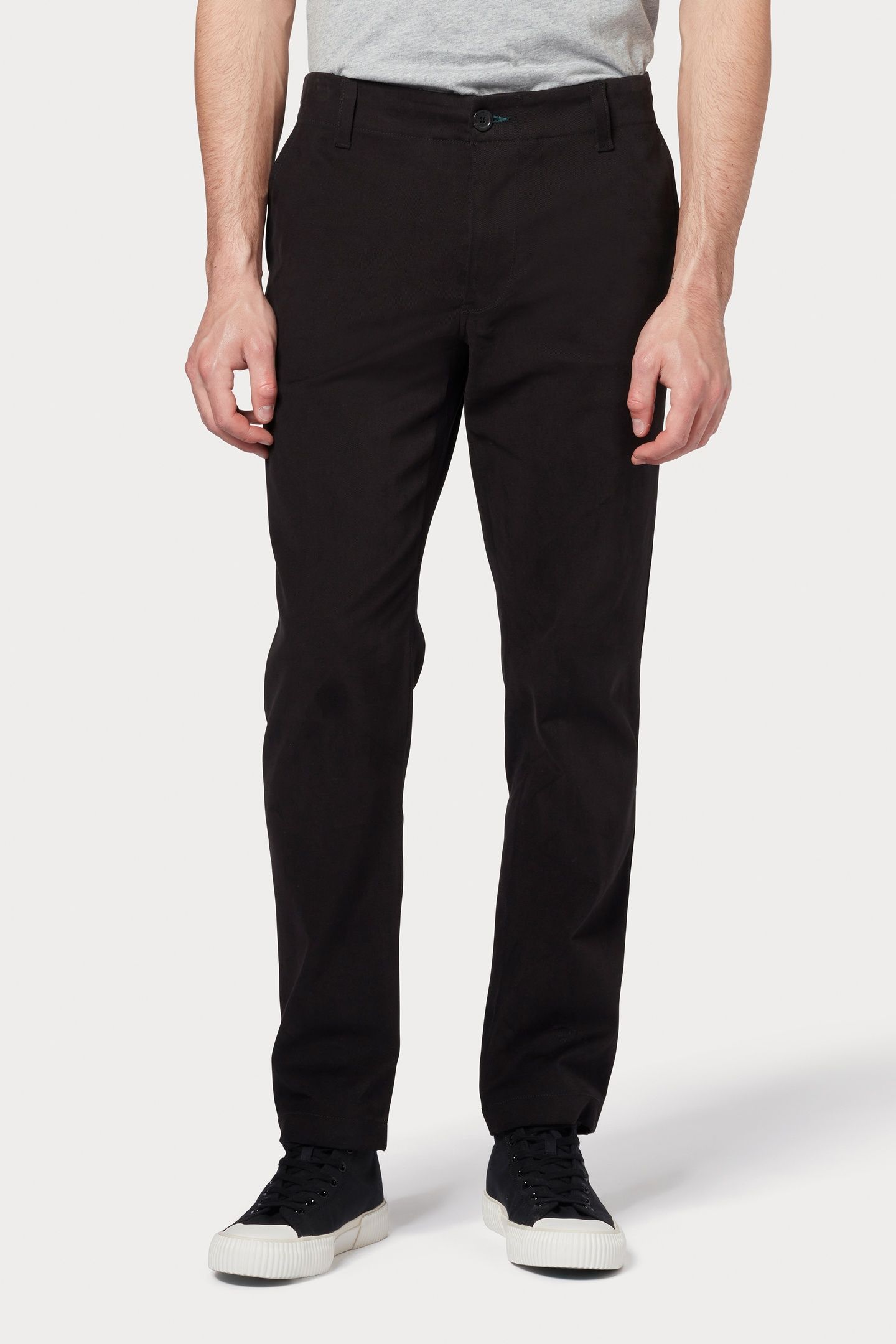 MENS TAERED FIT TROUSER BLACK 4