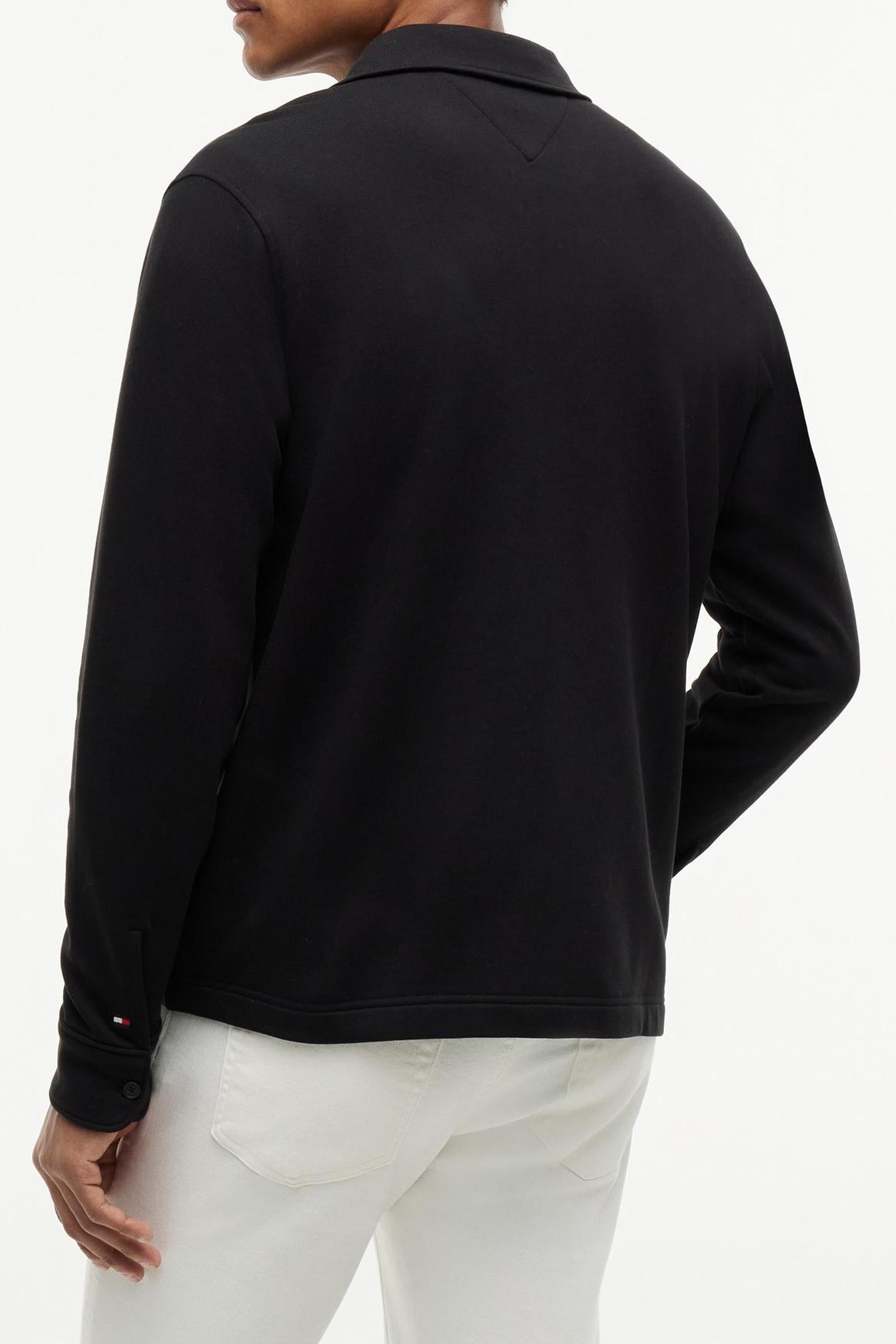 BUTTON-UP CHEST-POCKET JACKET BLACK 3