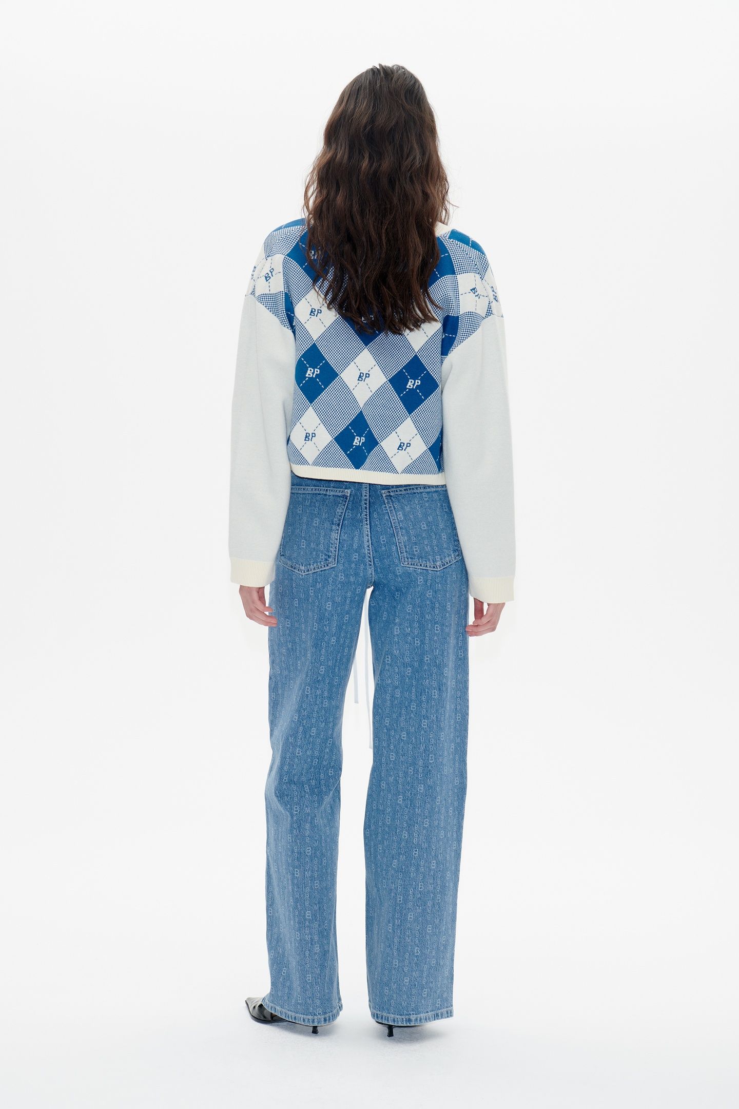 CORNELIE CARDIGAN FEDERAL BLUE CHECK 4