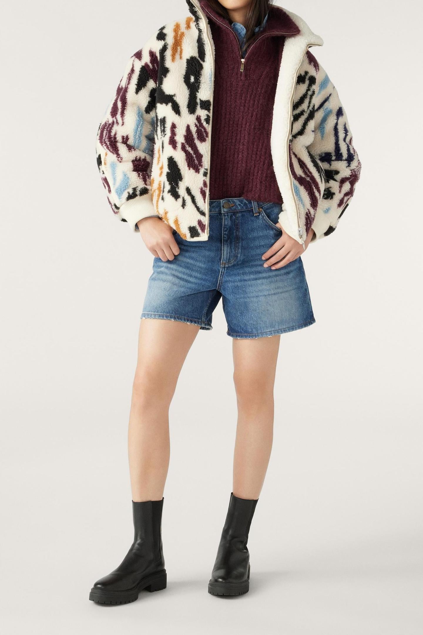 SHORT COAT ECRU 4