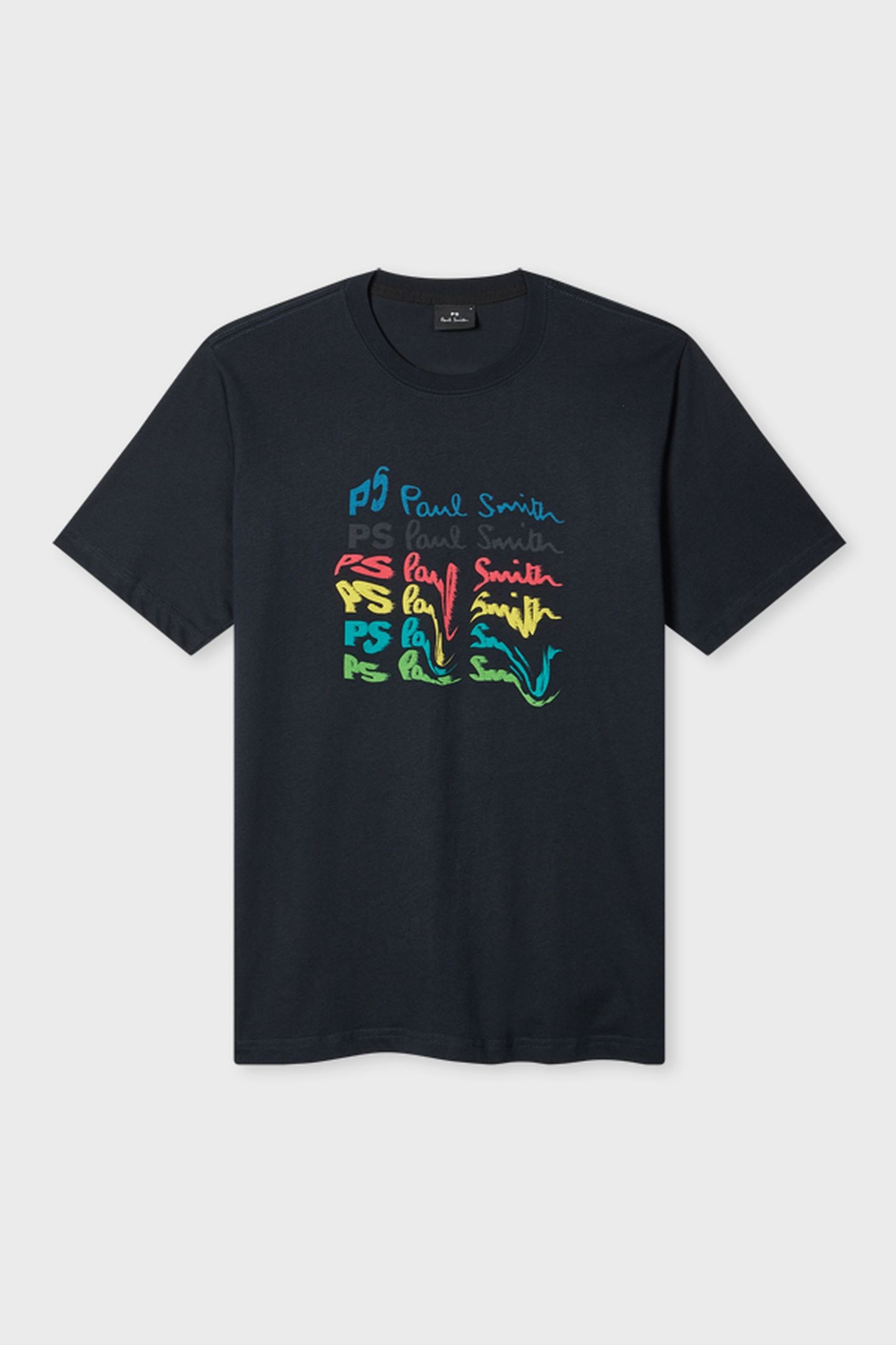 MENS REG FIT SS T SHIRT PS PAUL SMITH VERY DARK NAVY 2