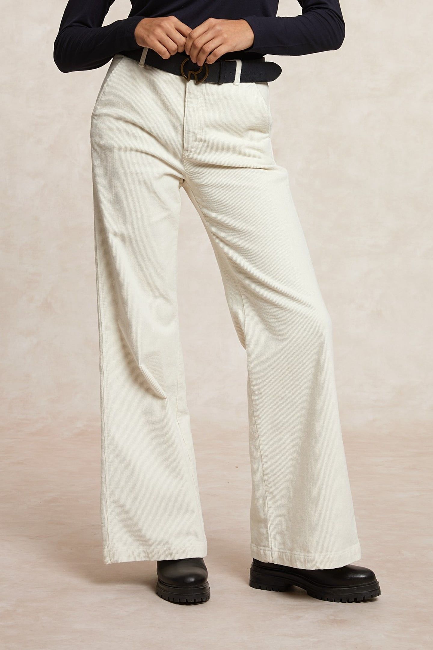 PANT WIDE LEG BEIGE 1