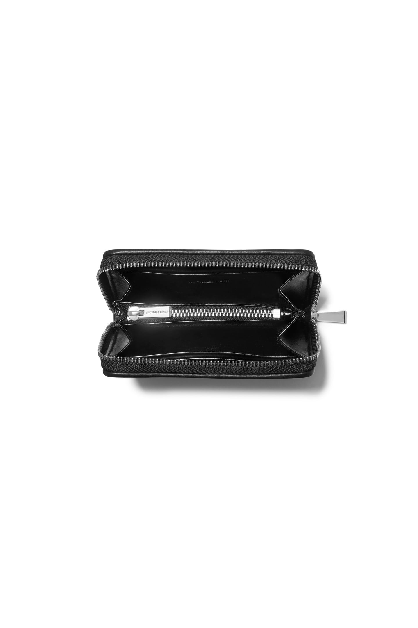 SMALL ZIP AROUND CARD CASE BLACK 2