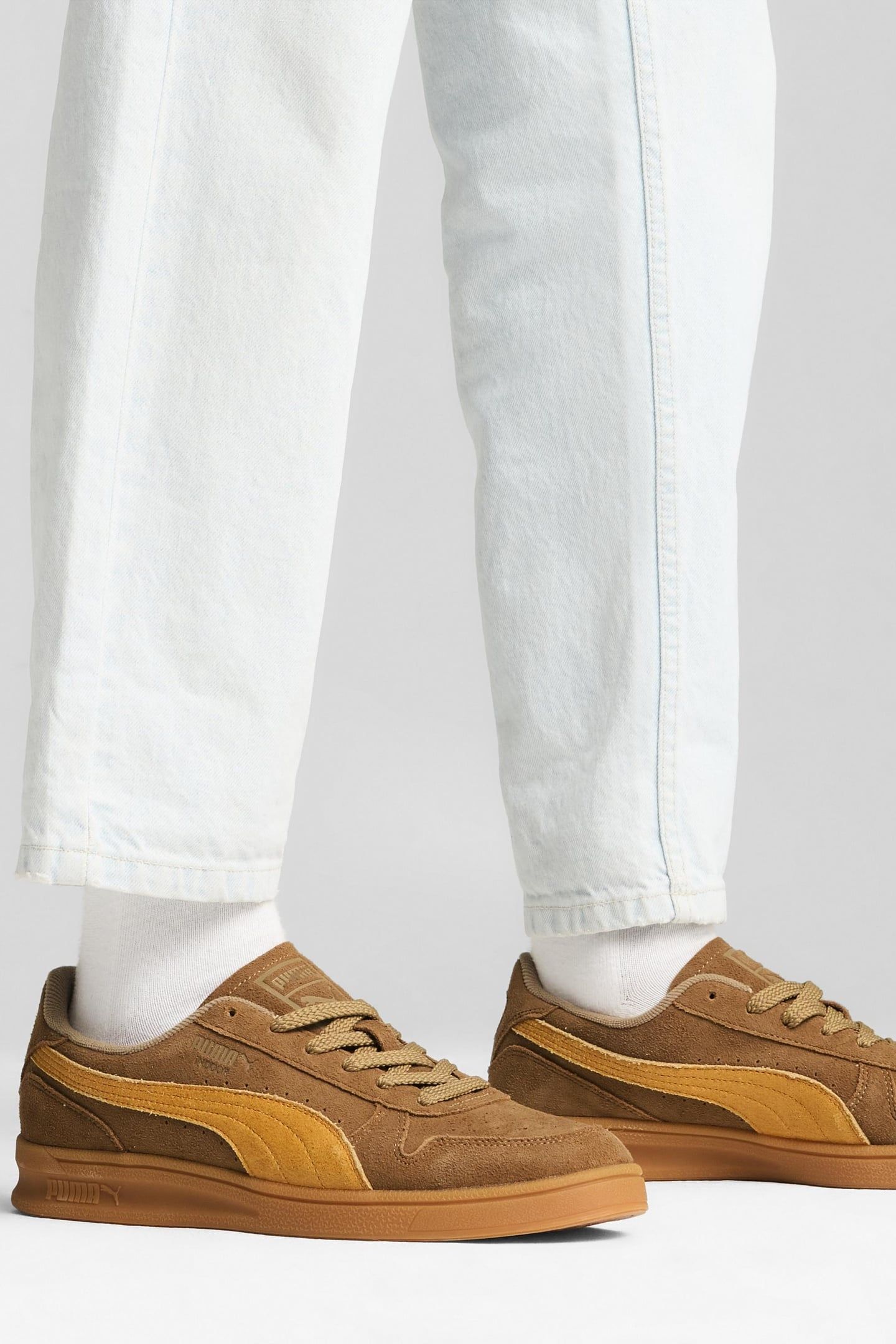 UNISEX INDOOR R-SUEDE CHOCOLATE CHIP-SPORT YELLOW 3