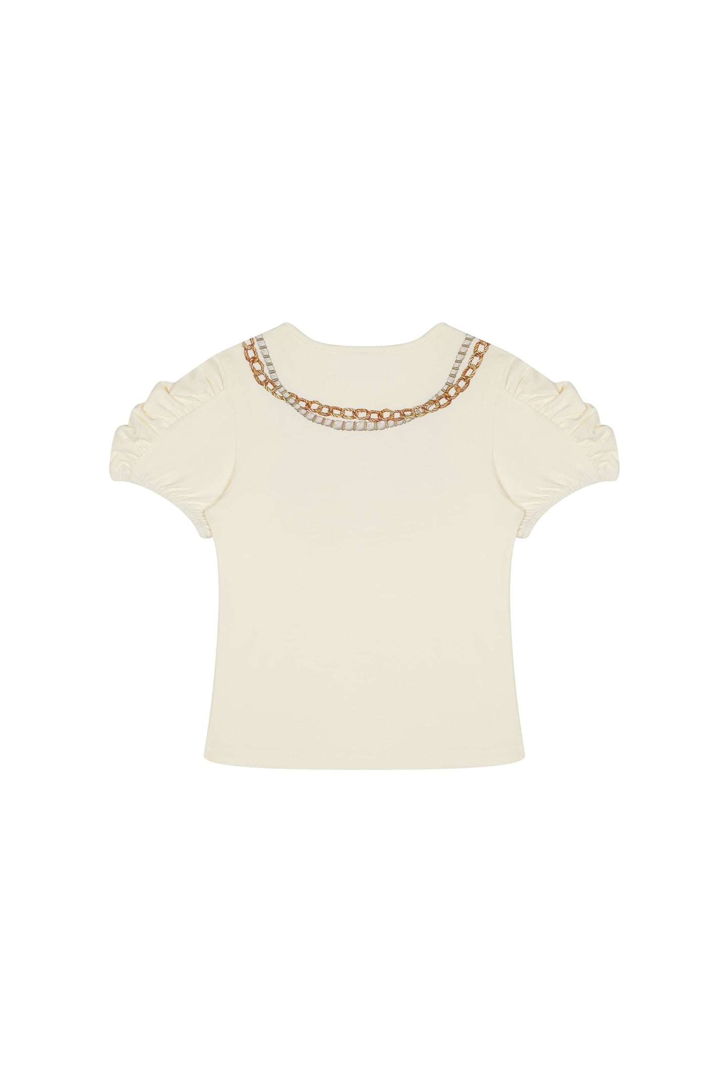 GIRL'S T-SHIRT IN JERSEY SARTORIAL LOGO WHITE 1