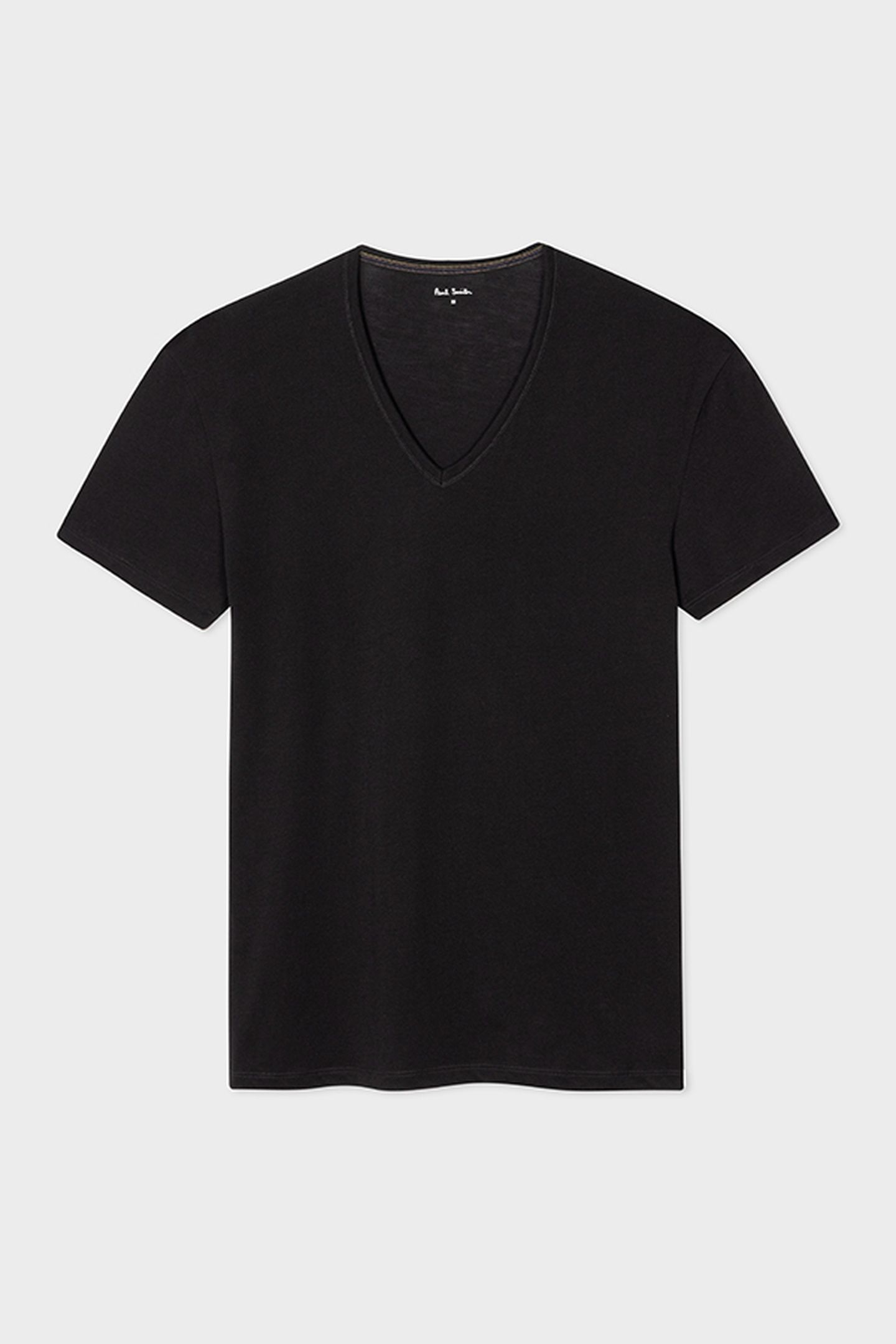MEN V NECK TSHIRT BLACK 2