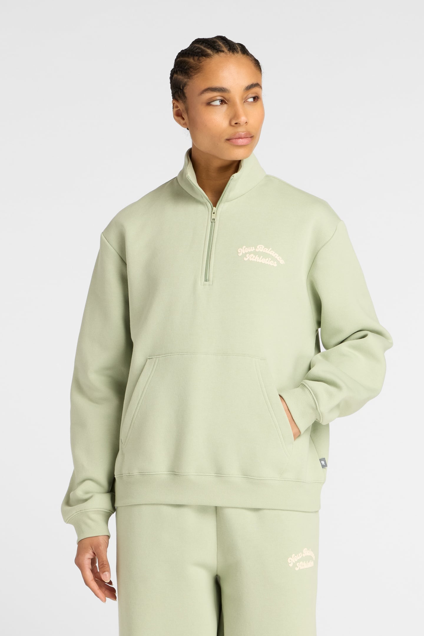 LINEAR HERITAGE FLEECE HALF ZIP GARTERSN 1