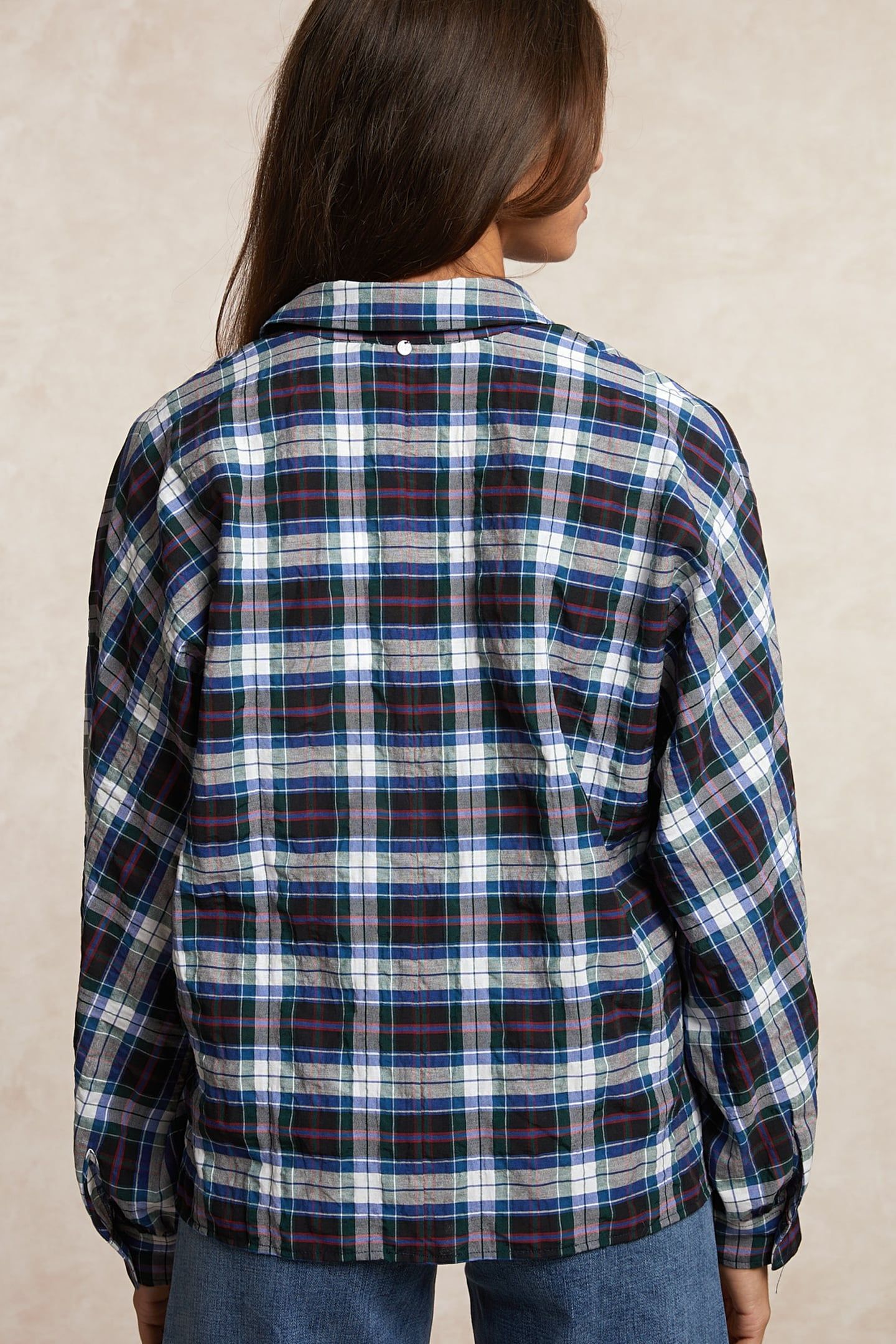 LOOSE CHECKED BLOUSE MULTI 2