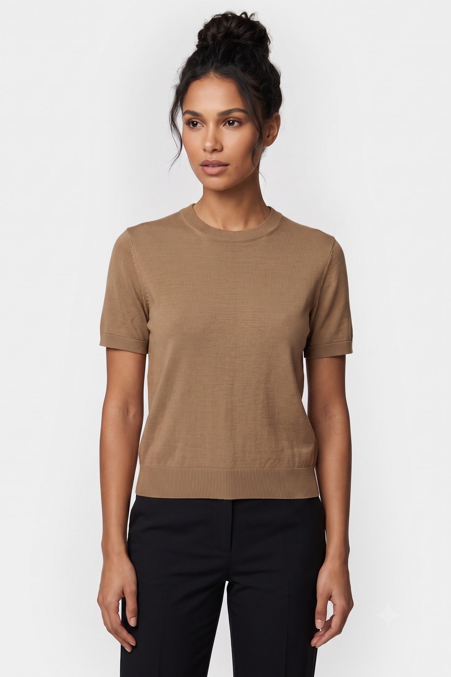 SUNNA SHORT SLEEVE BEIGE 1