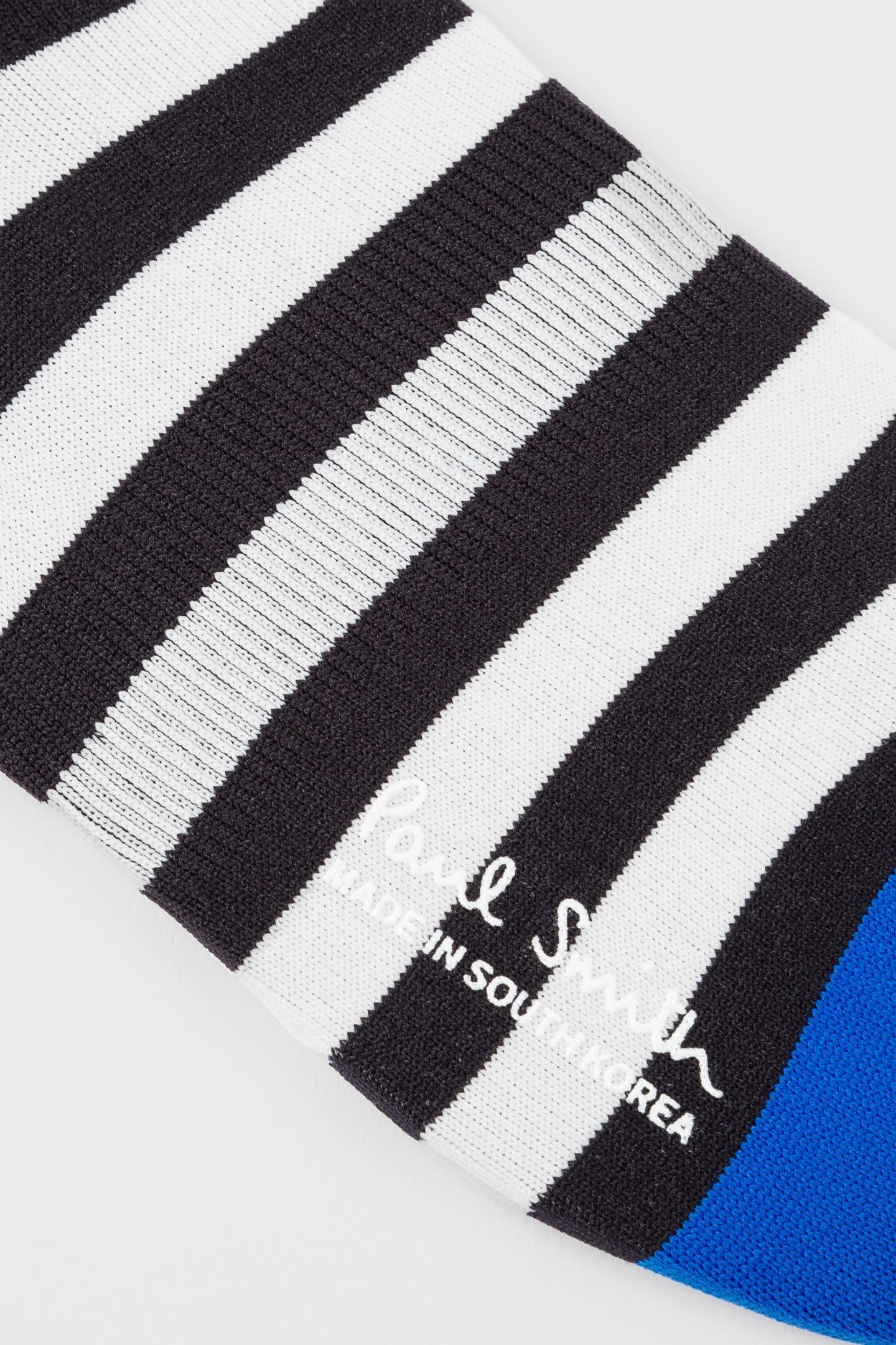 MEN CYCLE SOCK TWO STRP BLACK 7