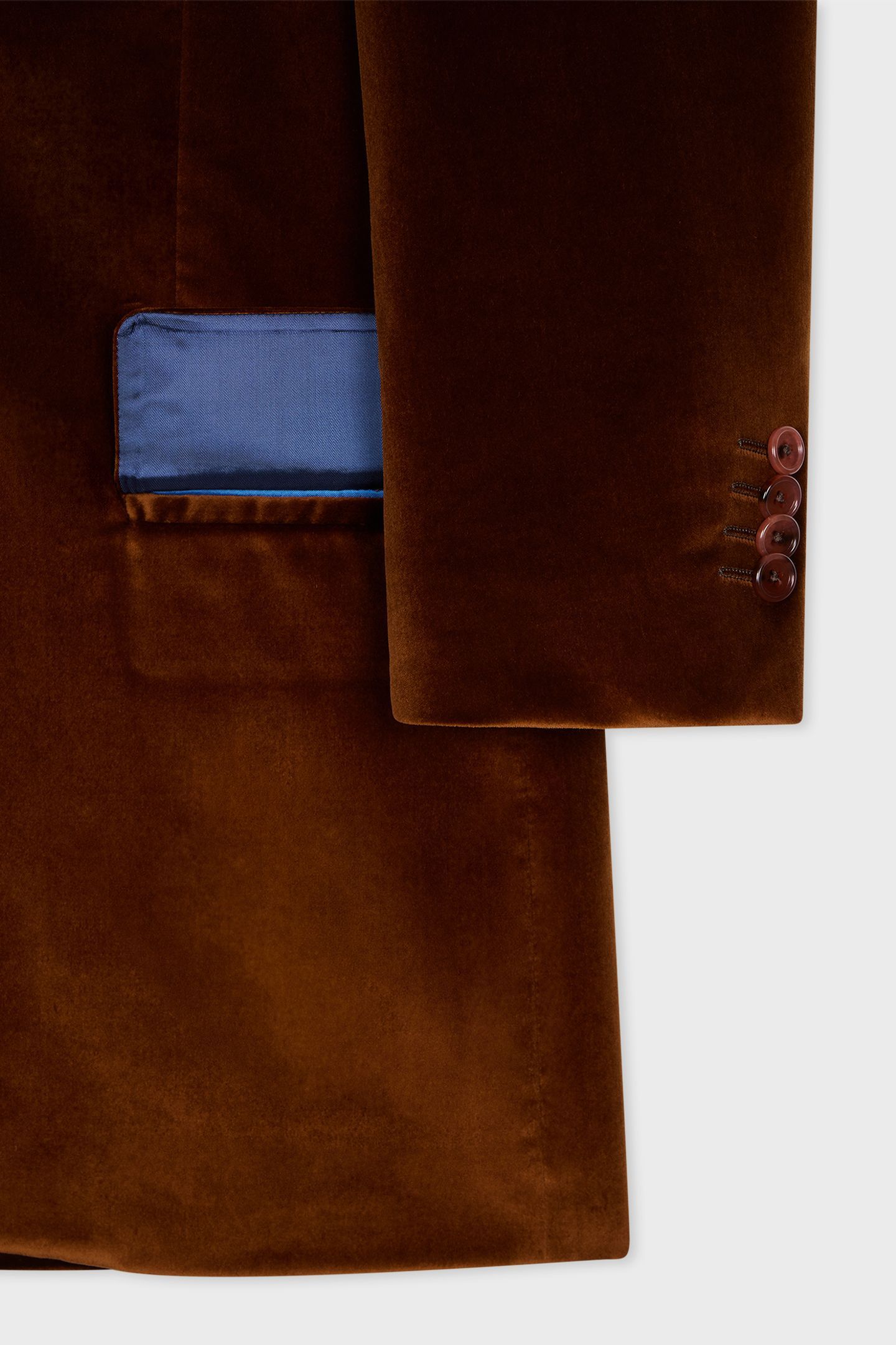 MENS TAILORED FIT 2 BUTTON JACKET BROWN 6