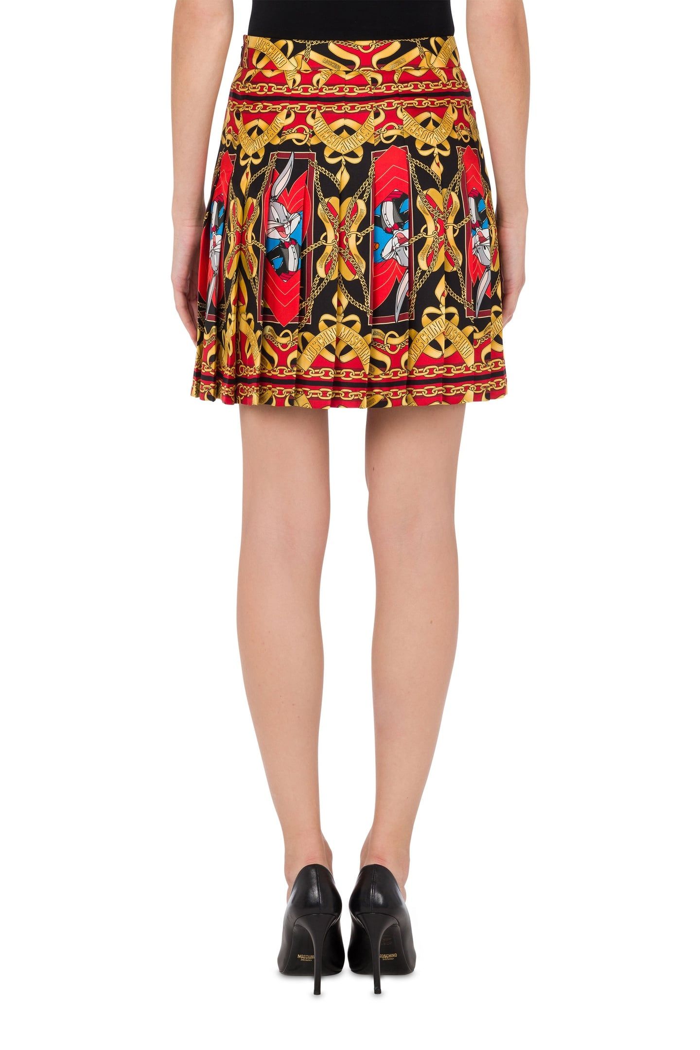CHINESE NEW YEAR TWILL MINISKIRT RED 2