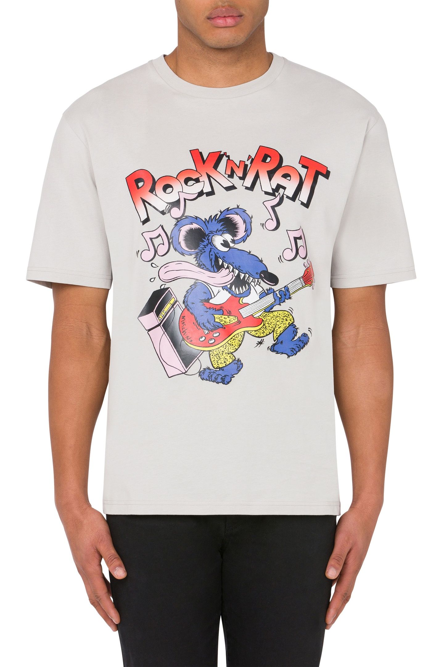 ROCK'N'RAT ORGANIC JERSEY T-SHIRT GREY 1