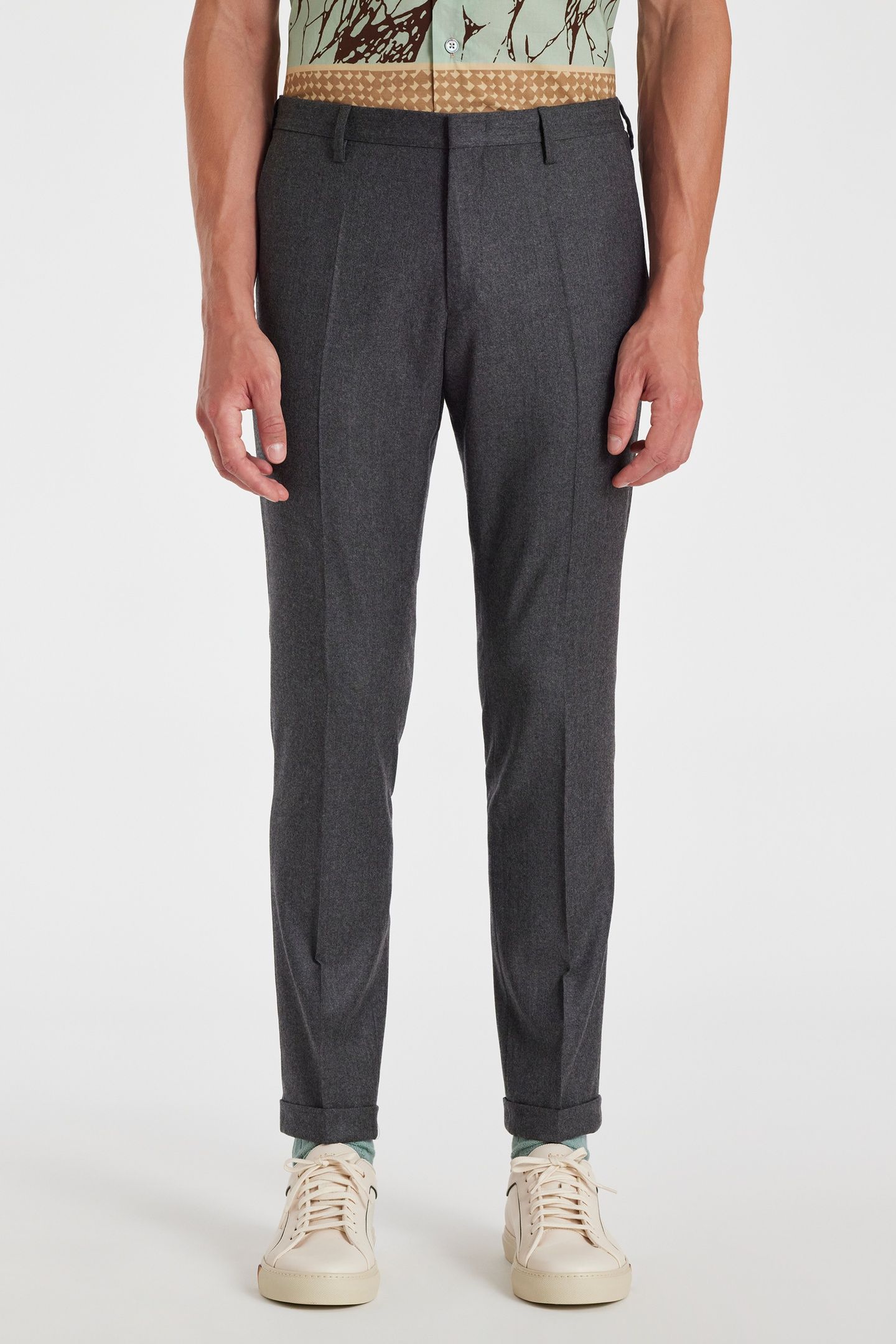 GENTS TROUSER GREY MELANGE 3