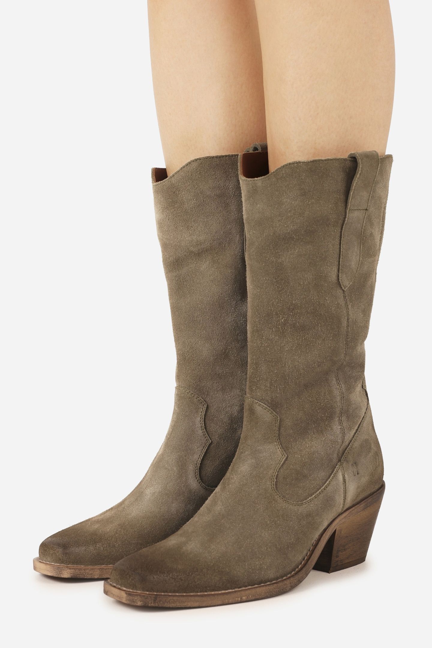 CASSI-DY ANKLE BOOT STONE OLIVE 2